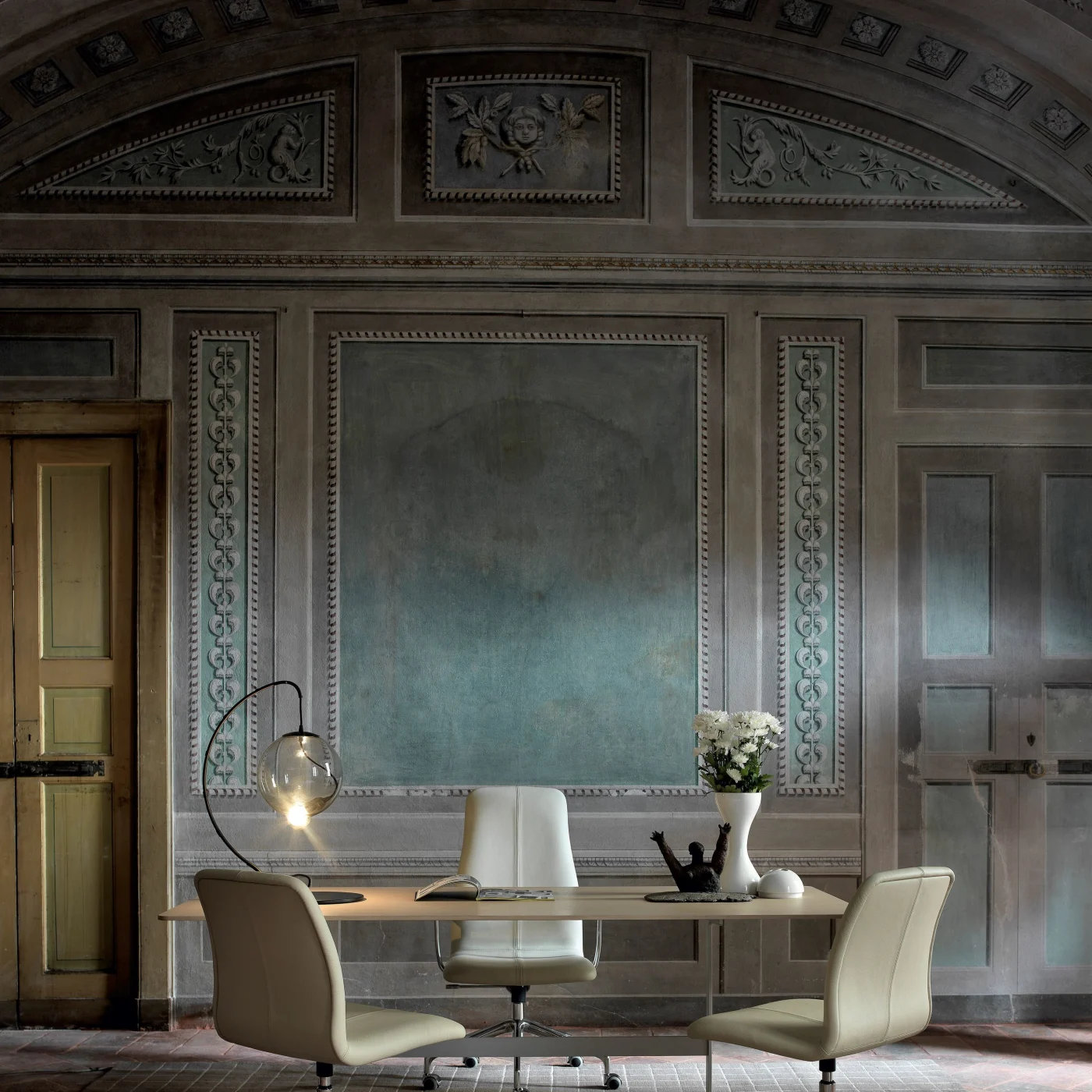 Meltdown Stained Glass Table Lamp By Johan Lindsen