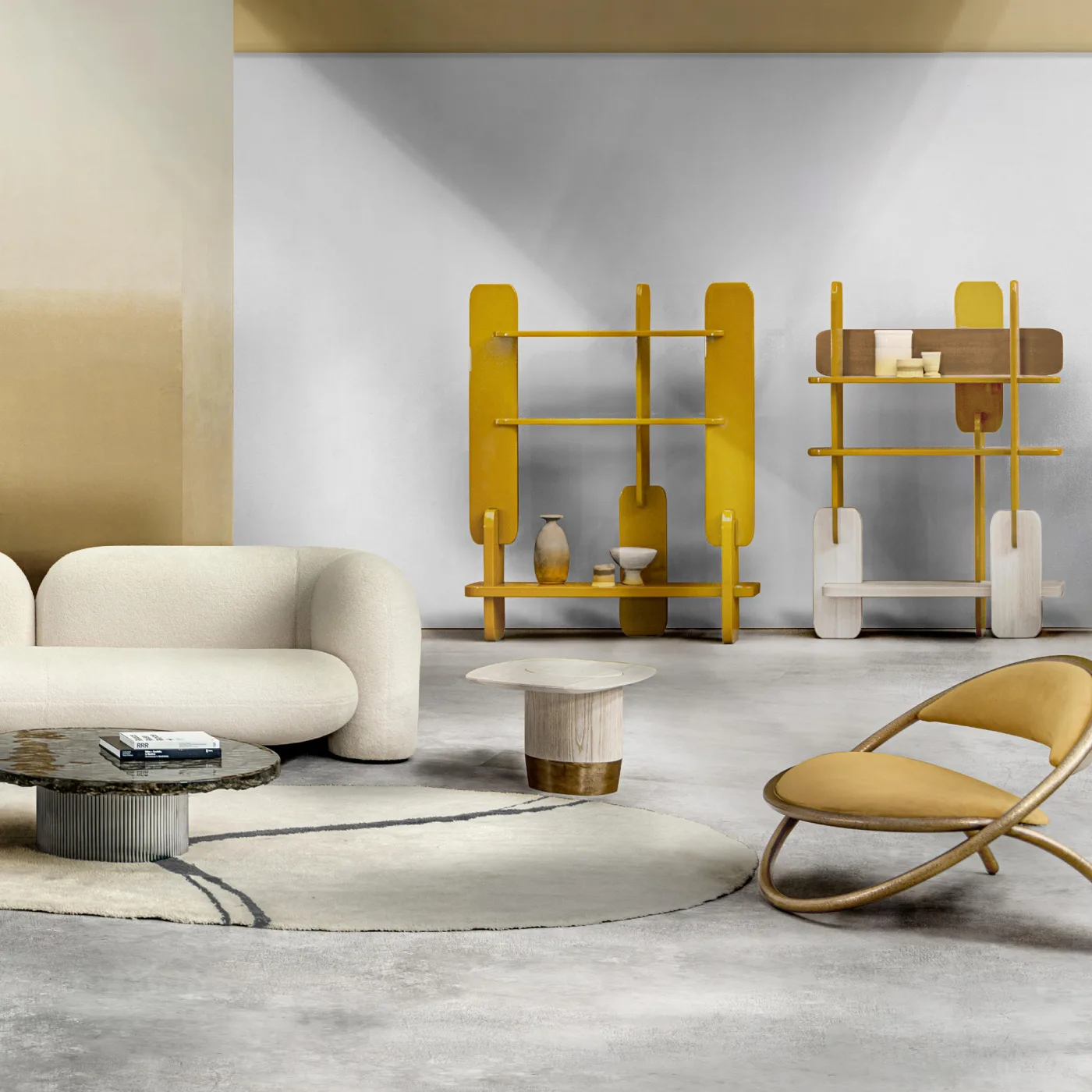 Metal Greffage Bookcase