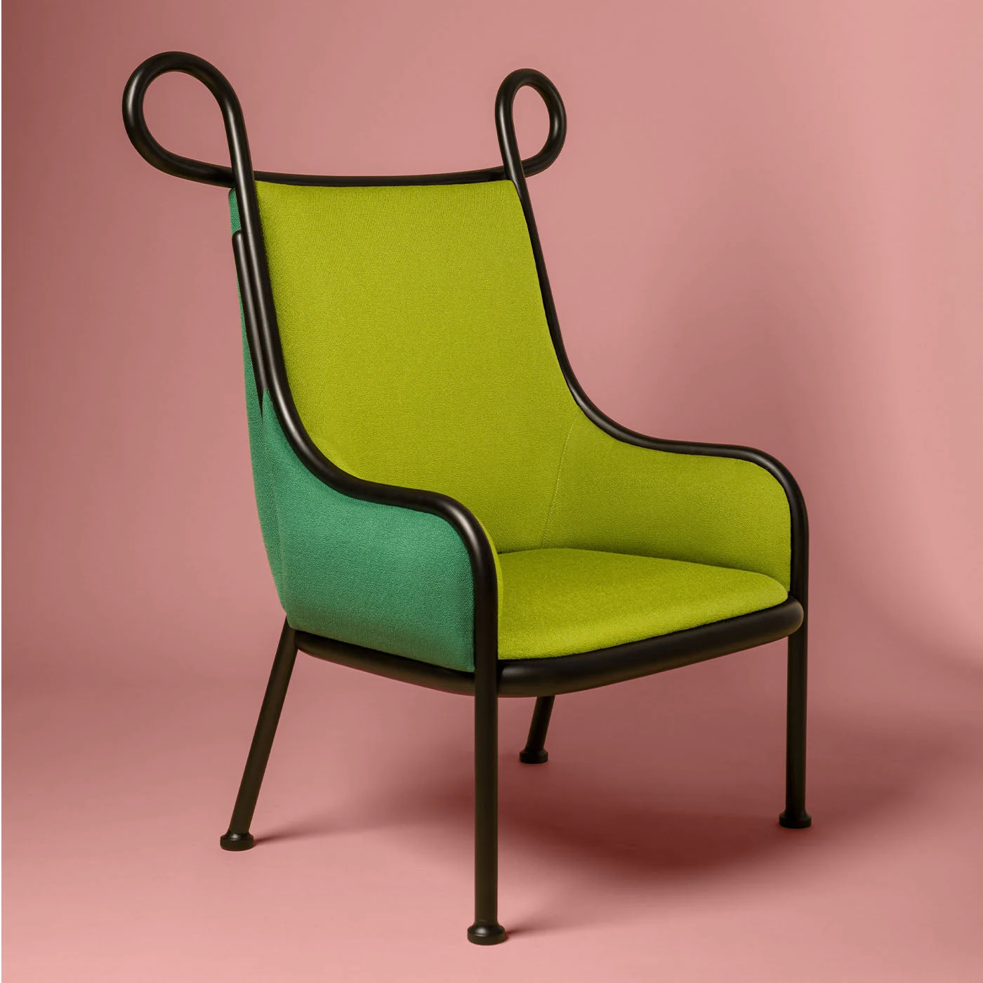 Mickey Green Lounge Chair By India Mahdavi