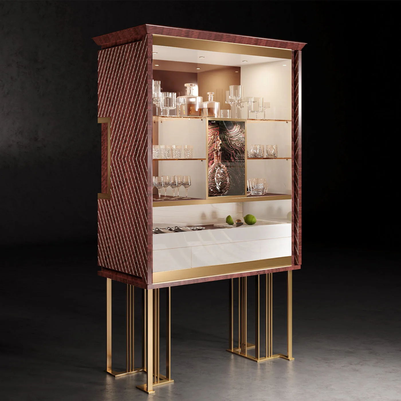 Mirto Marsala Red Frisè Drink Cabinet