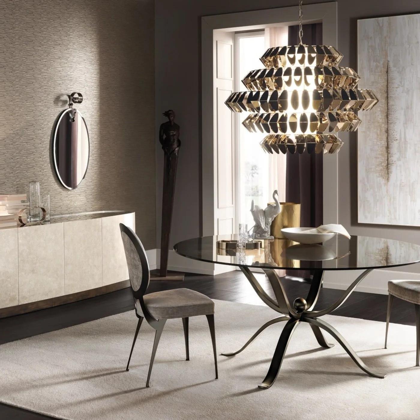 Miss Medallion Fabric Chair