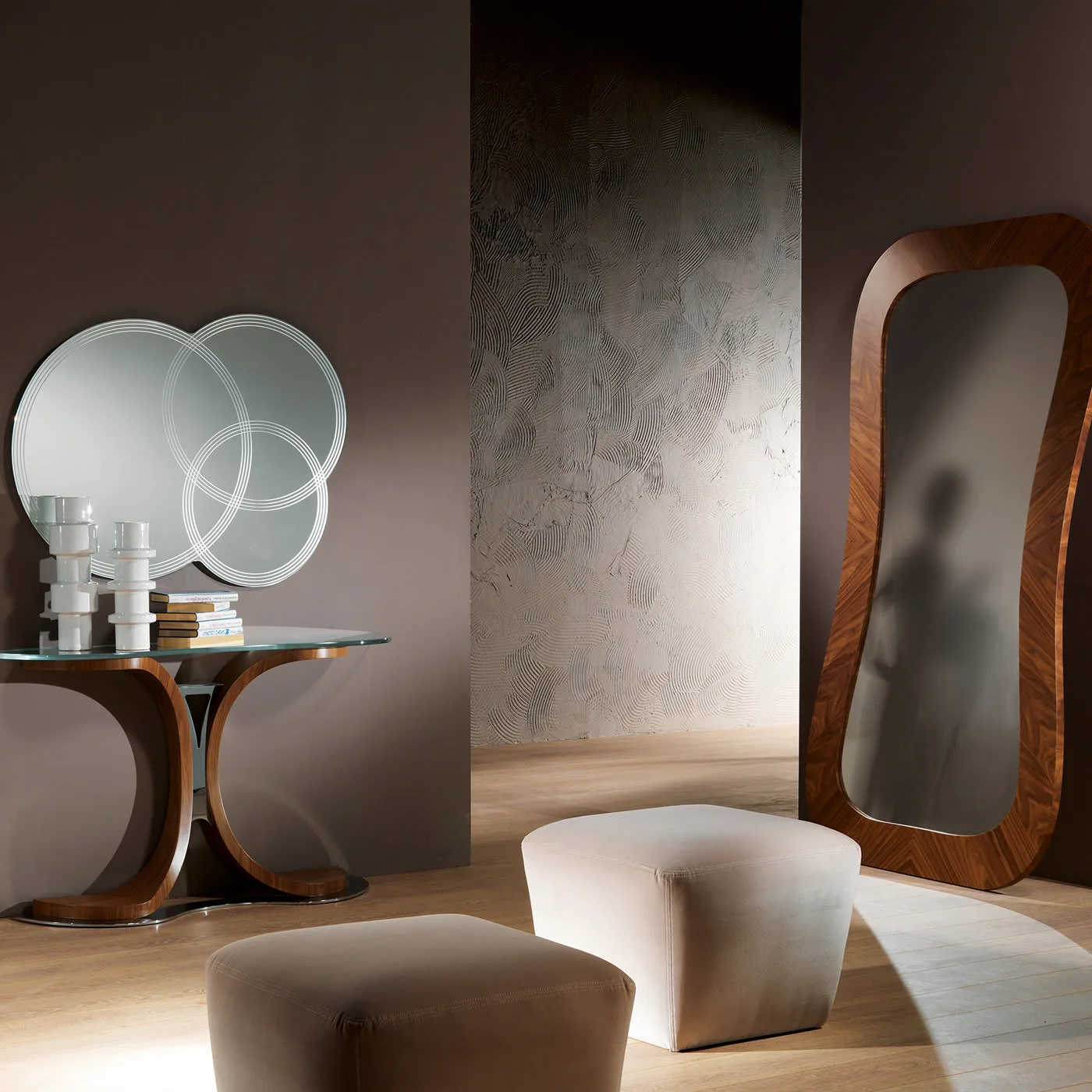 Mistral Console In Canaletto Walnut