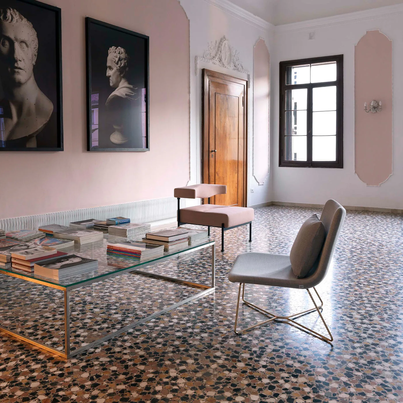 Momo Pink Upholstered Armchair