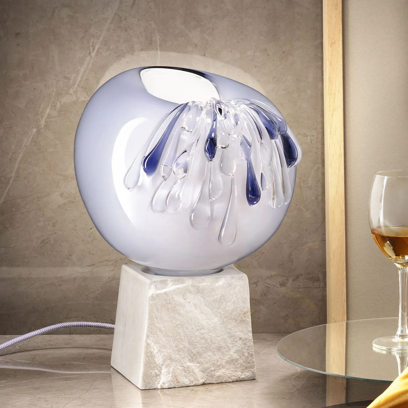 Mongolfiera Venetian Ballooning Murano Glass Table Lamp