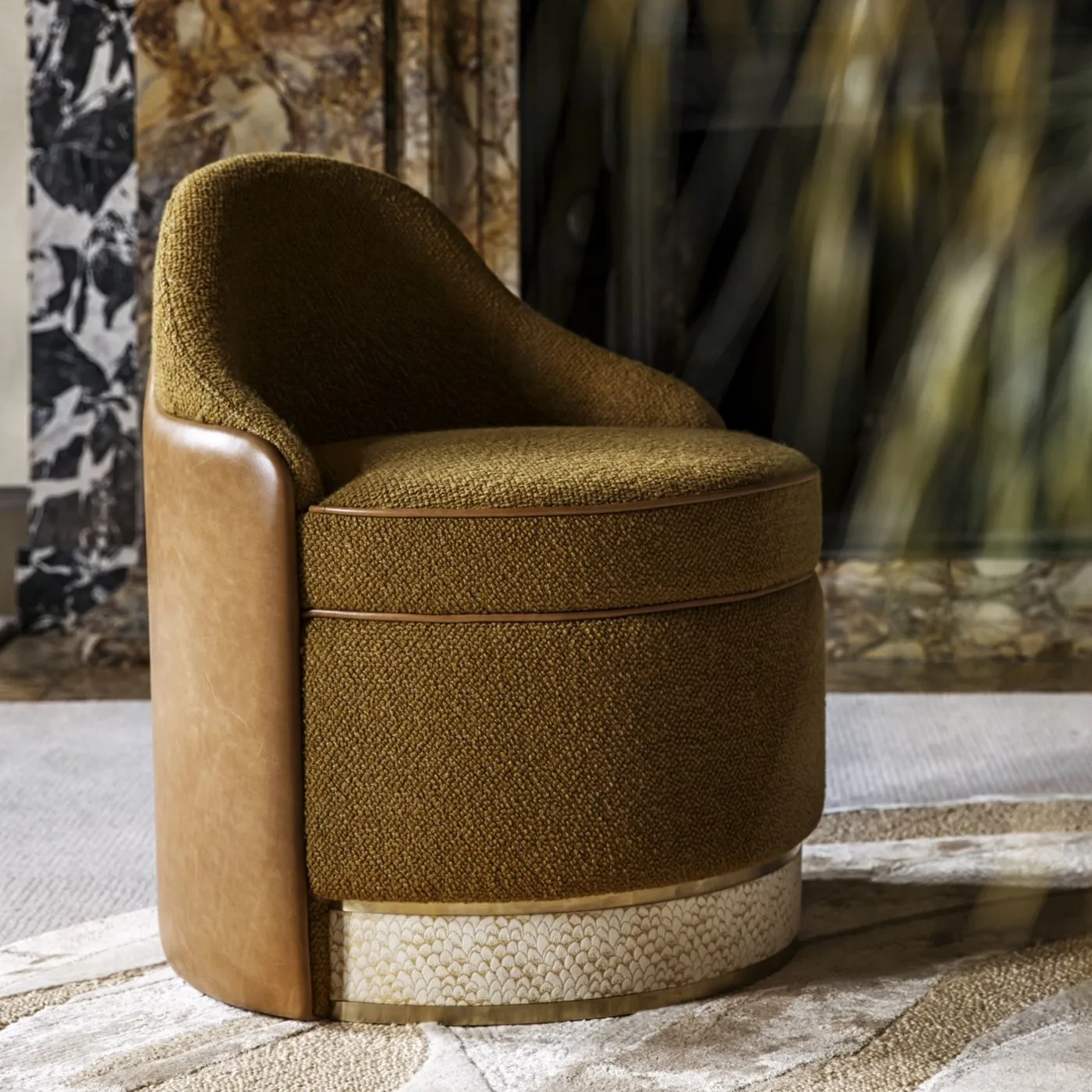 Monsigny Fabric Easy Chair