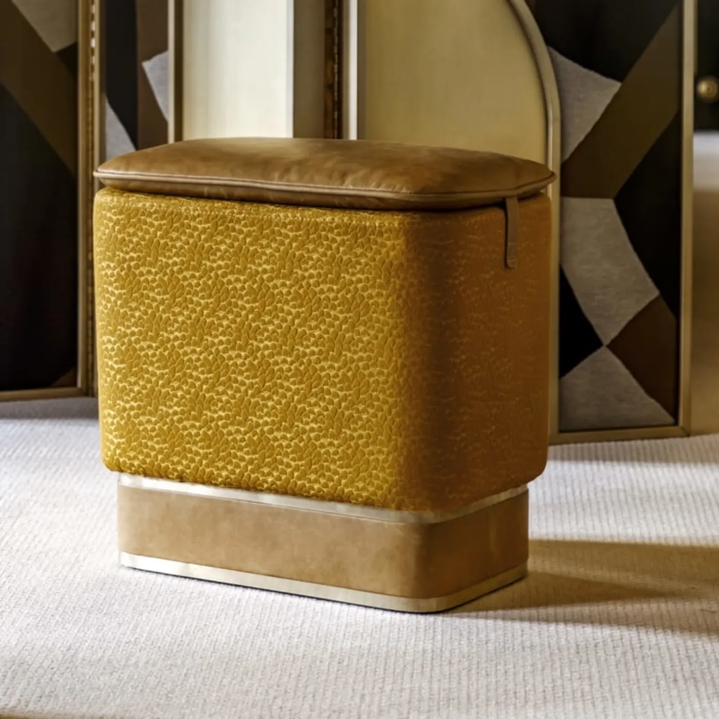 Montpensier Rectangular Pouf