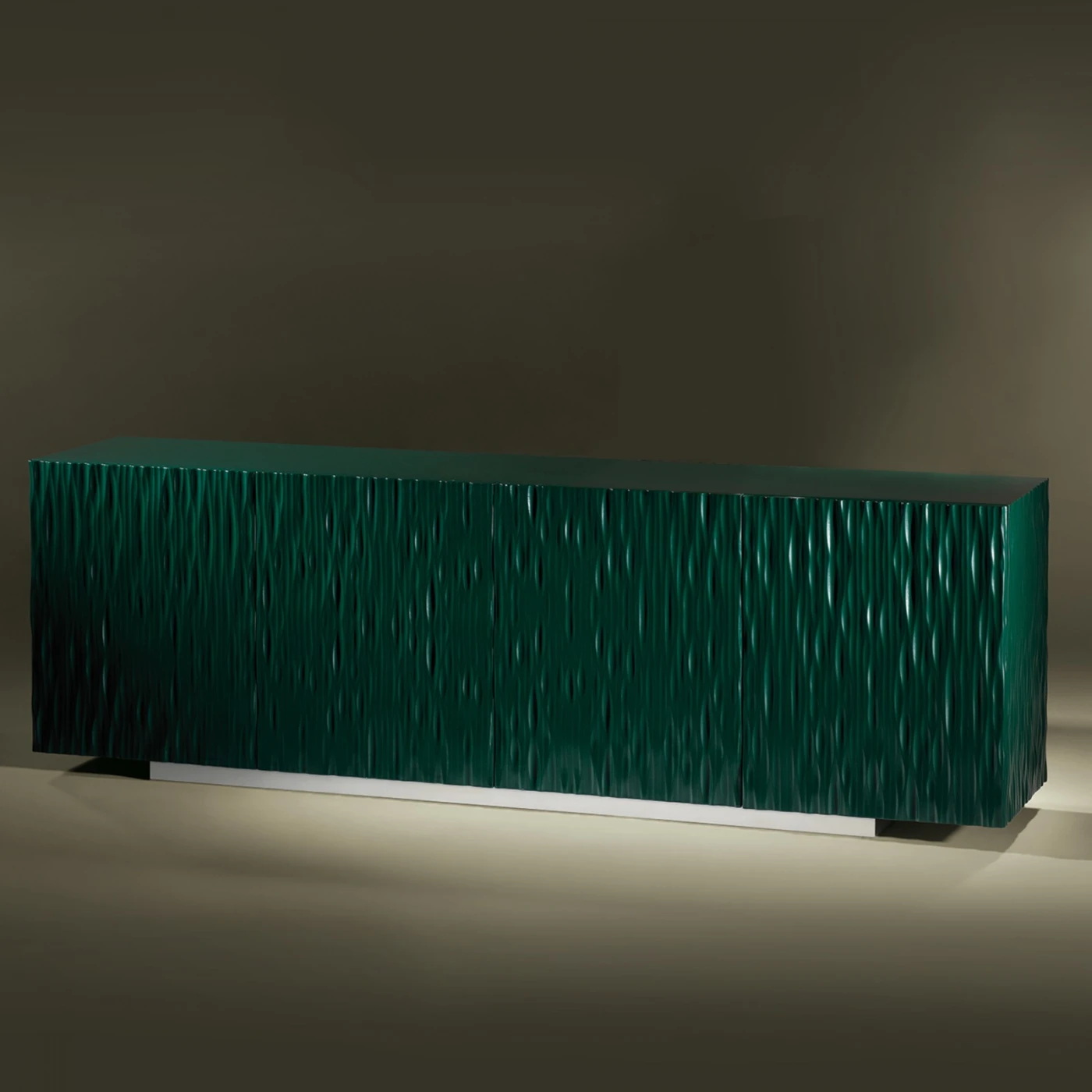 Moon Textured Blue Green Sideboard