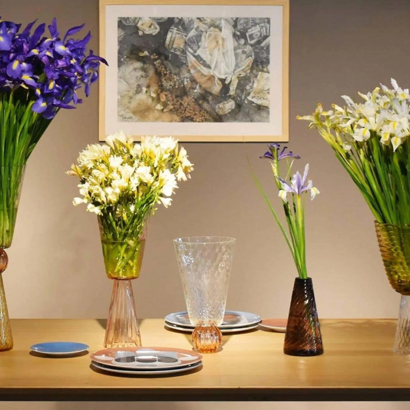 Murano Glass Gold Vase