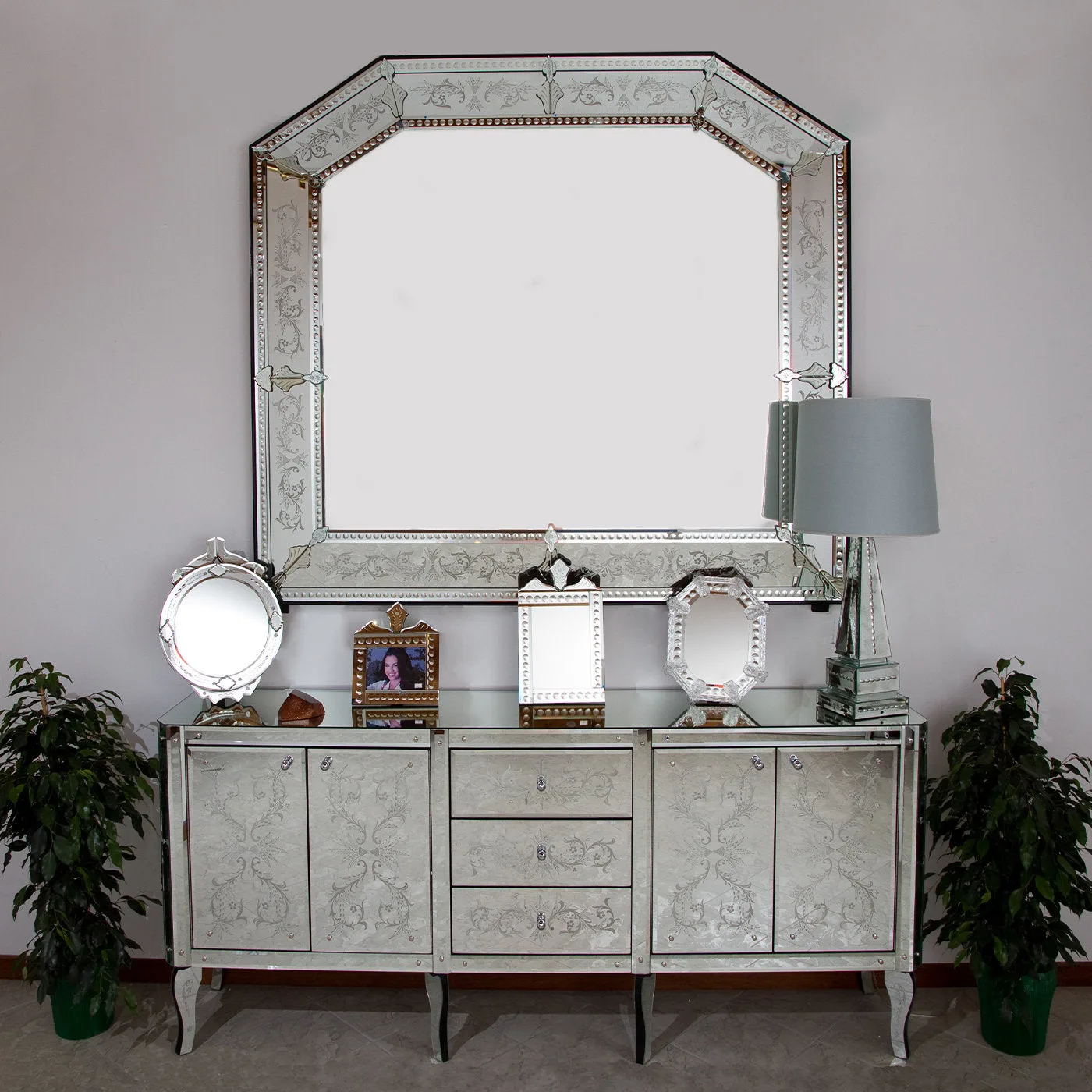 Murano Glass Sideboard