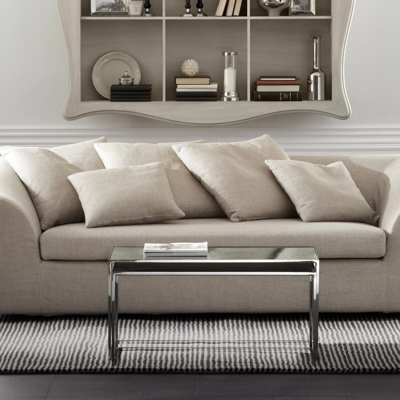 Narciso Stackable Rectangular Iron Coffee Table