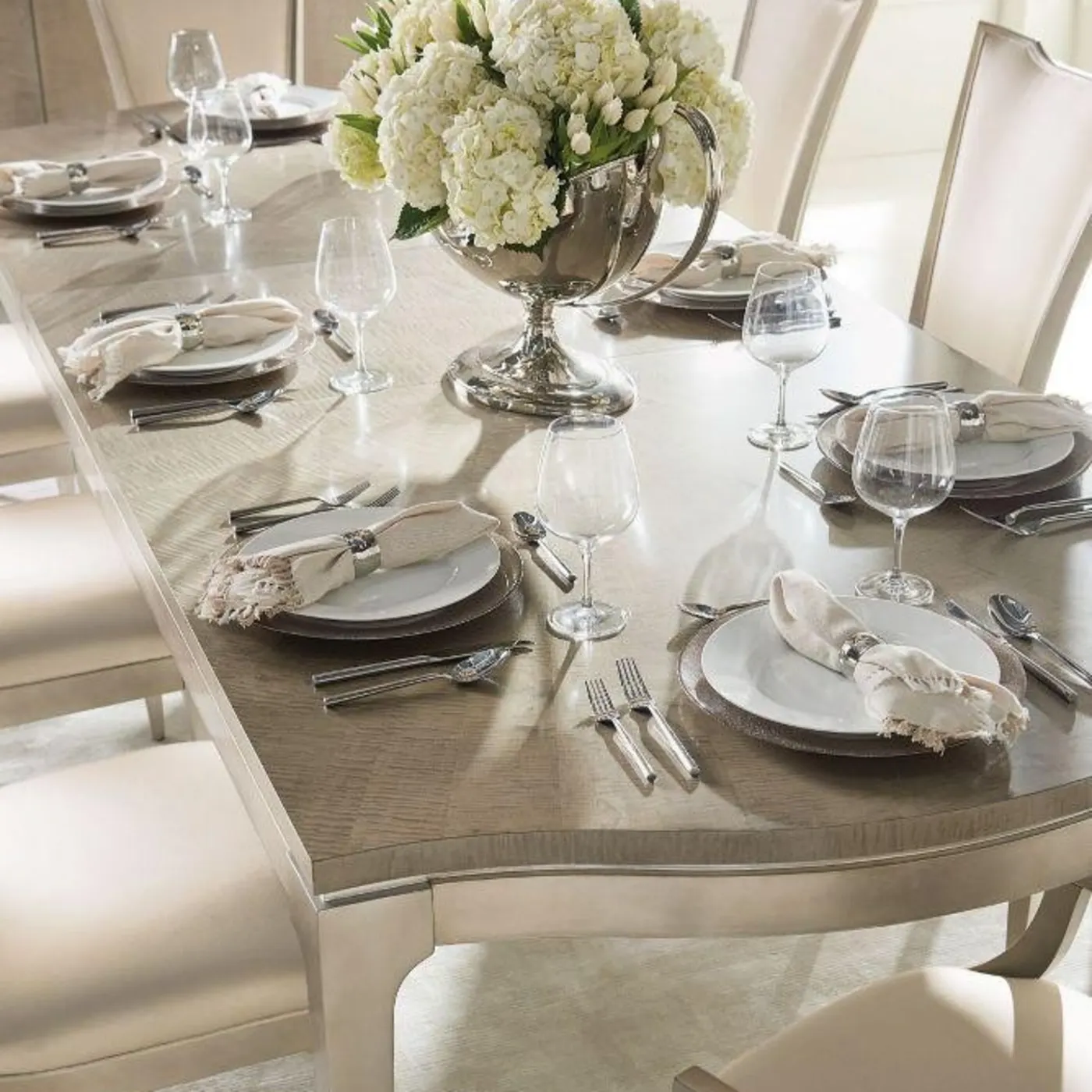 On a Silver Platter Dining Table