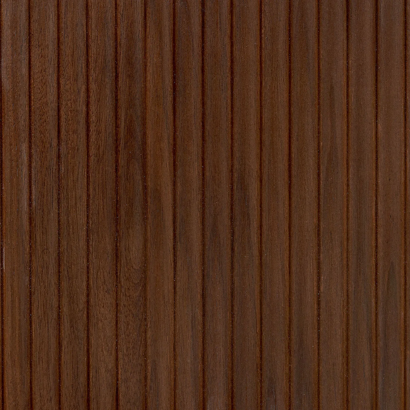 Opale Channelled Walnut Beside Table