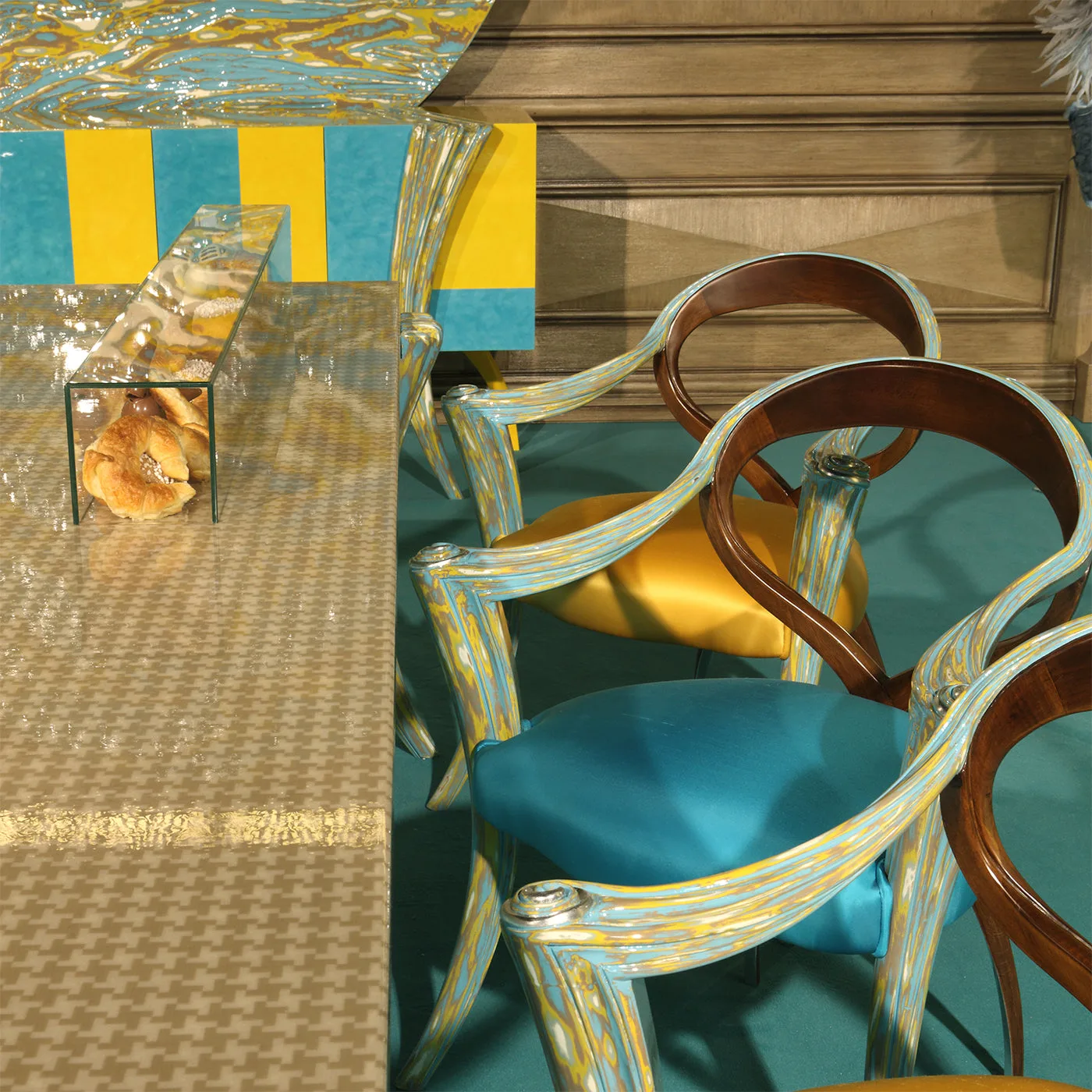 Opus Crazy Glass Chair By Carlo Rampazzi