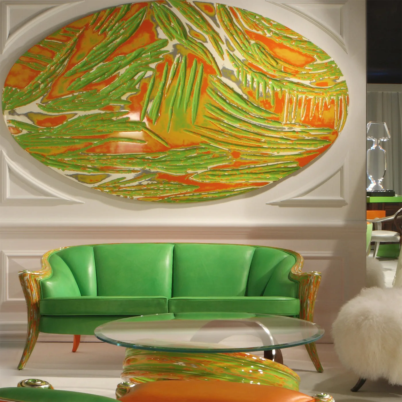 Opus Crazy Glass Sofa By Carlo Rampazzi