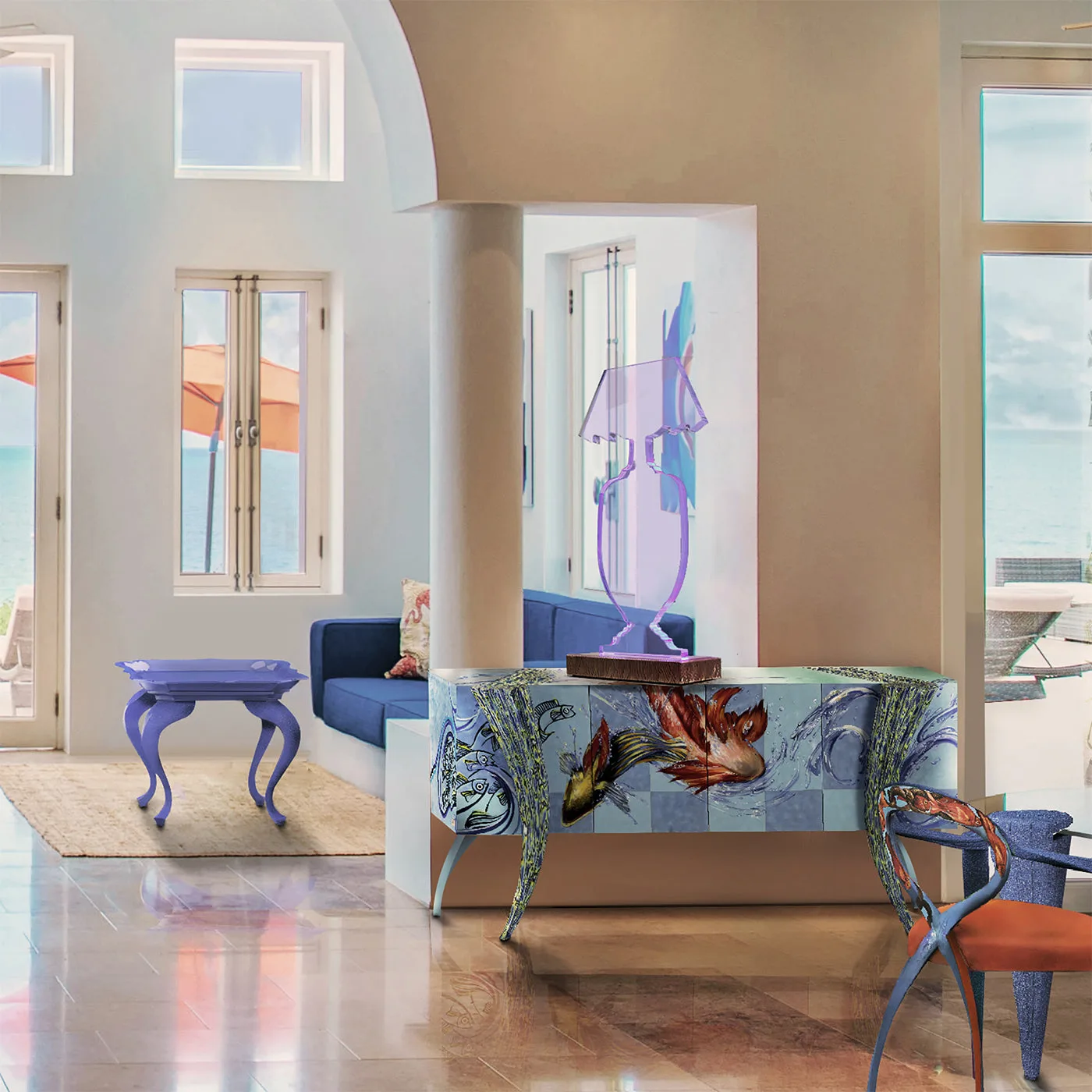 Opus Summer Sideboard By Carlo Rampazzi