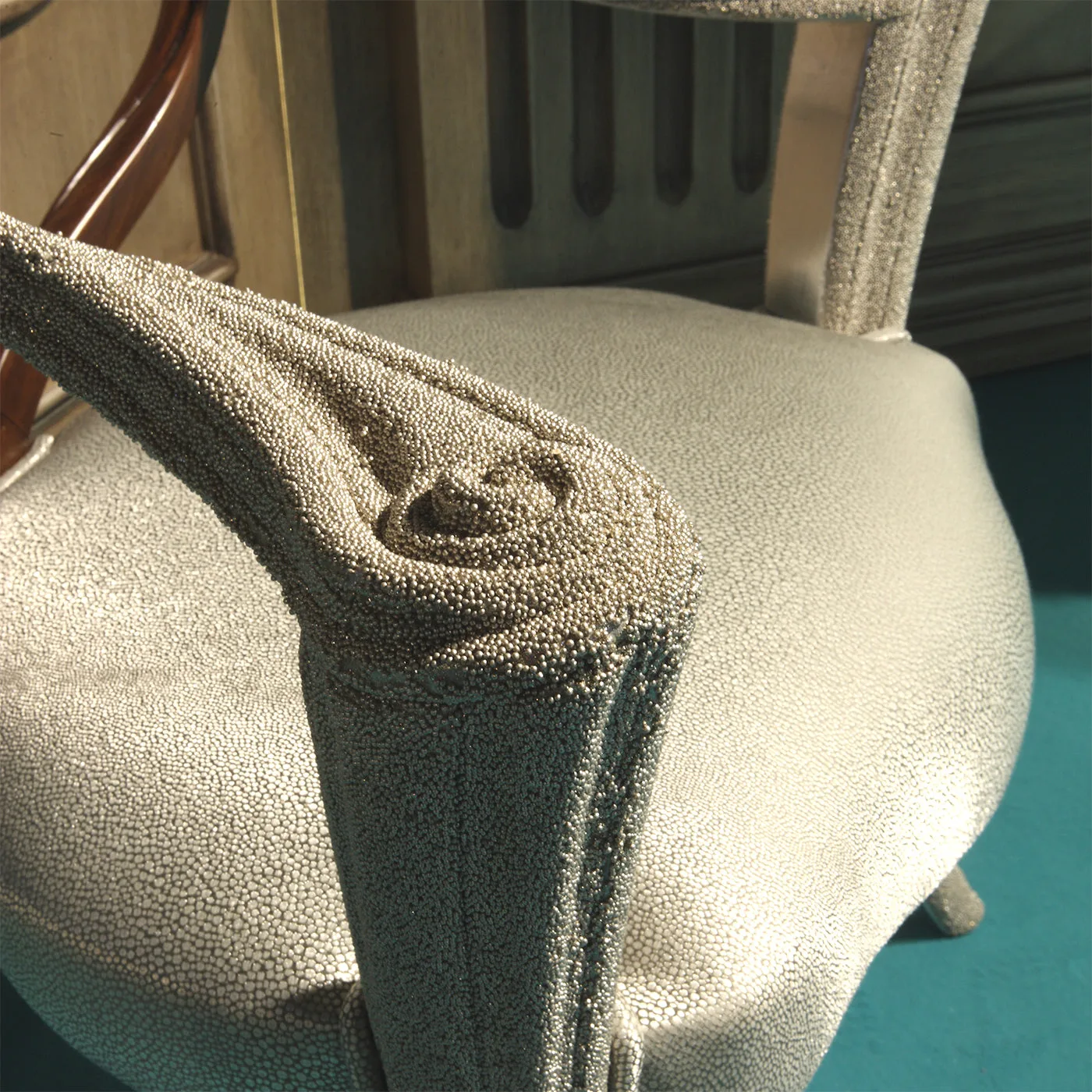 Opus White Caviar Chair By Carlo Rampazzi