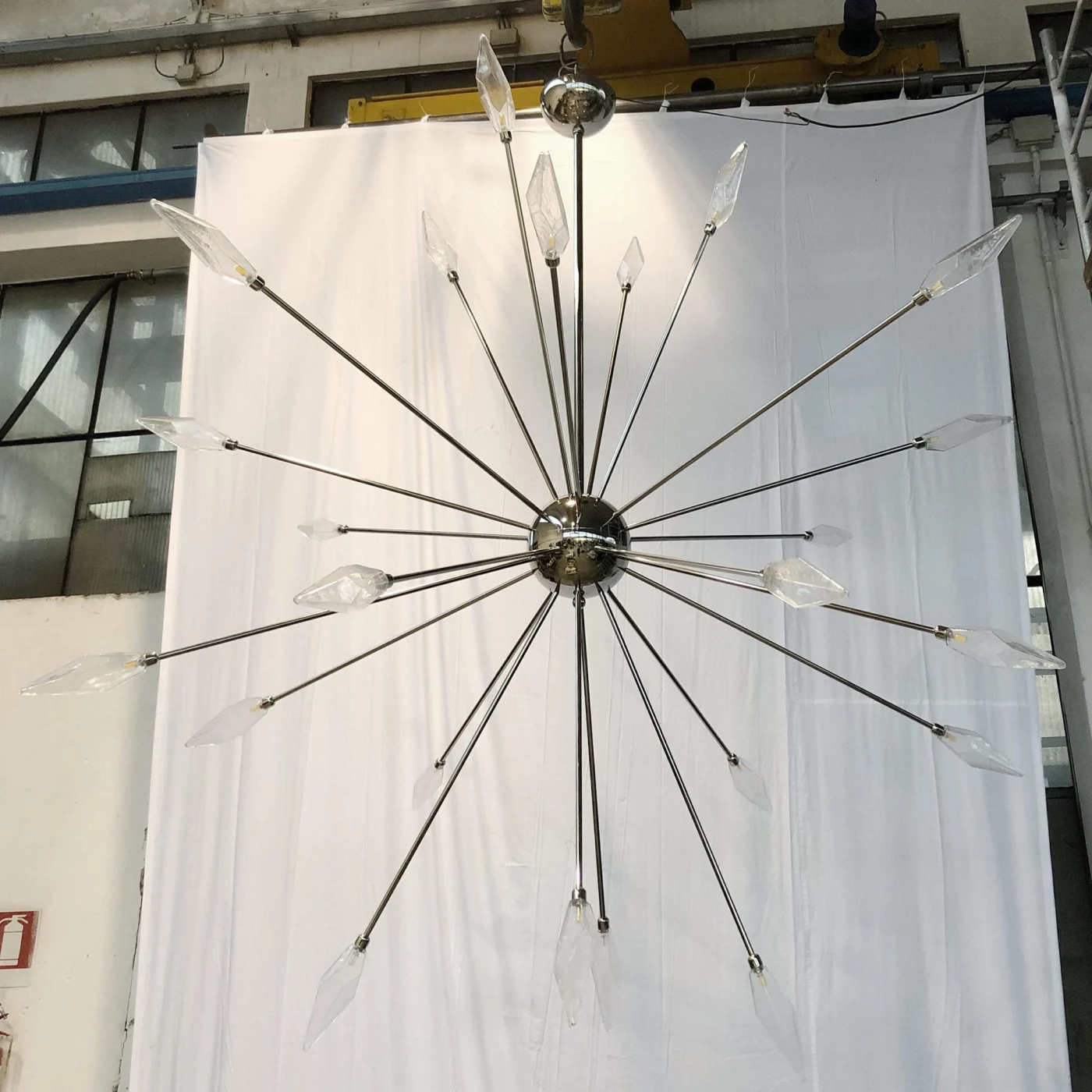 Oversized Polyhedron Sputnik Chandelier