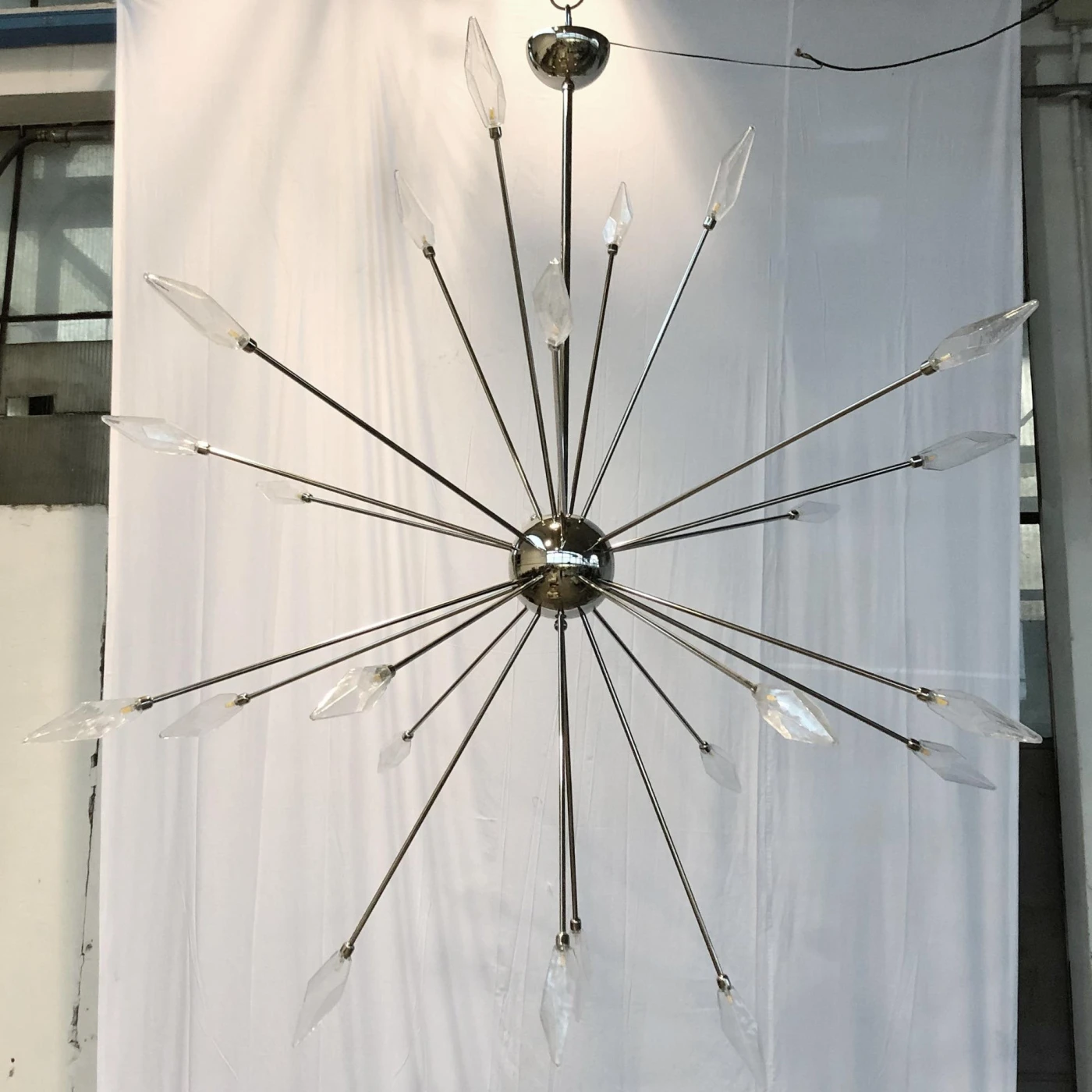 Oversized Polyhedron Sputnik Chandelier