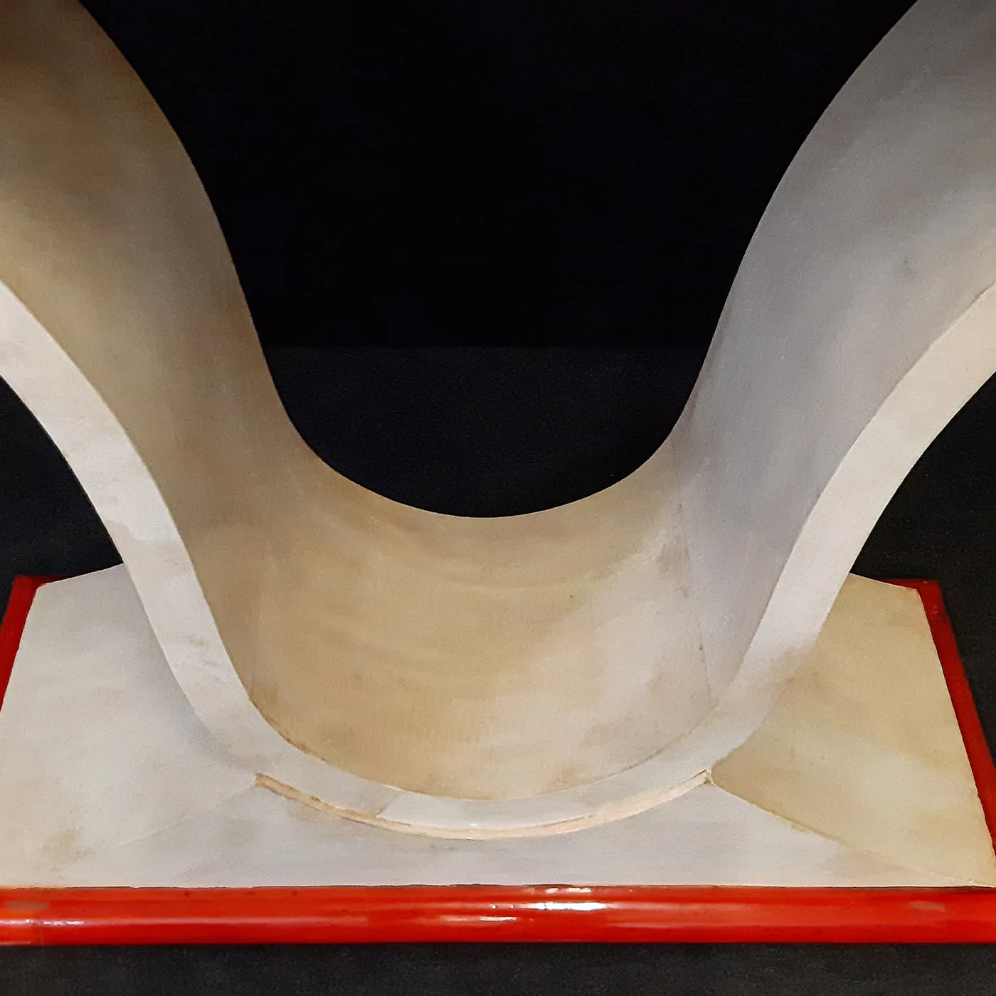 PLM-0086 Red Ivory Parchment Console