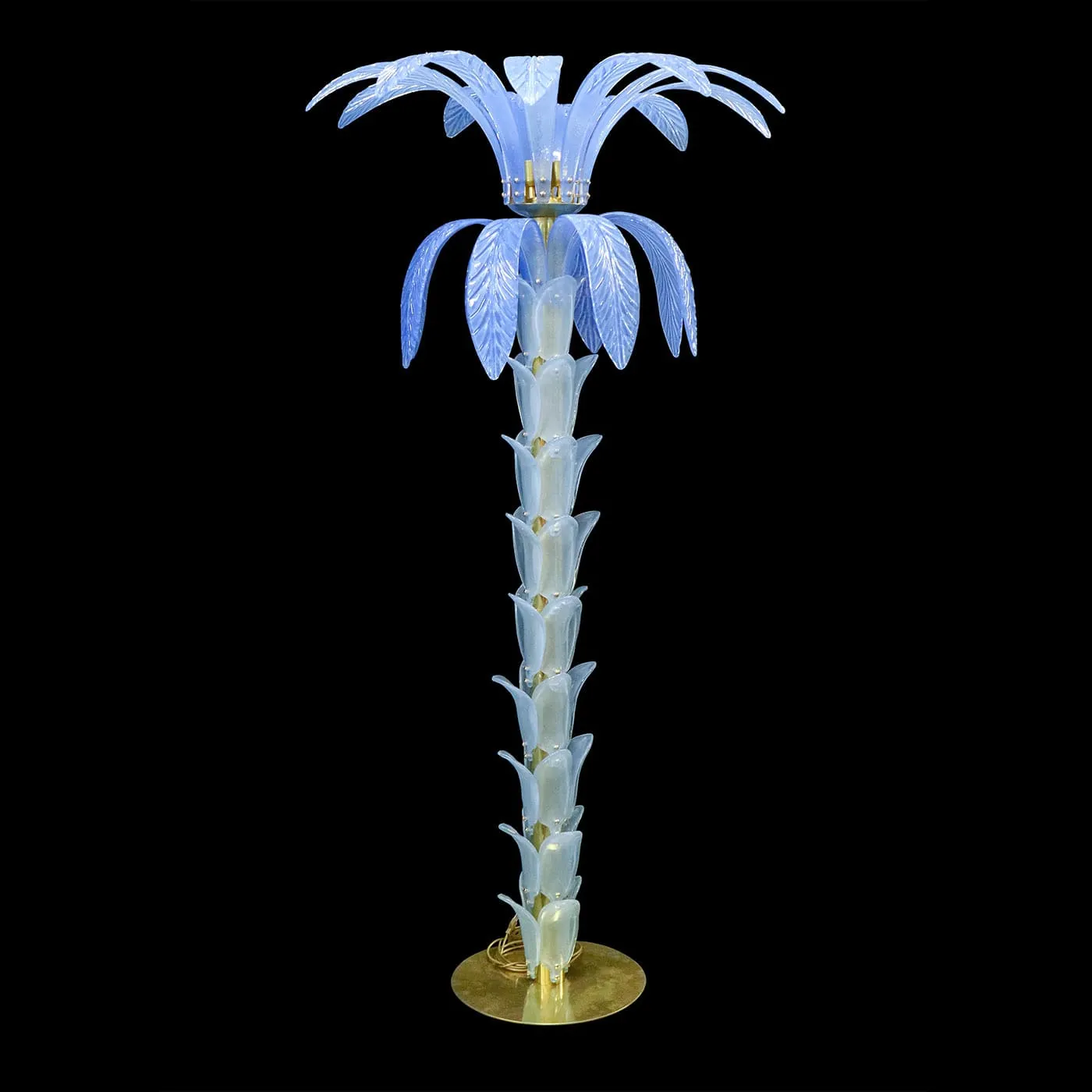 Palma Light Blue Floor Lamp