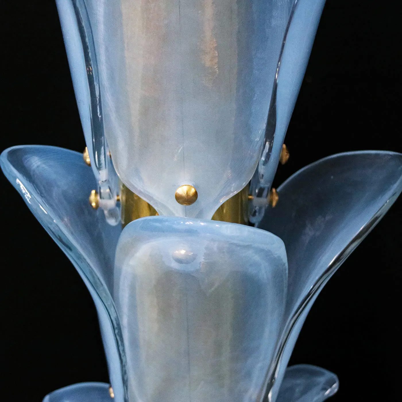 Palma Light Blue Floor Lamp