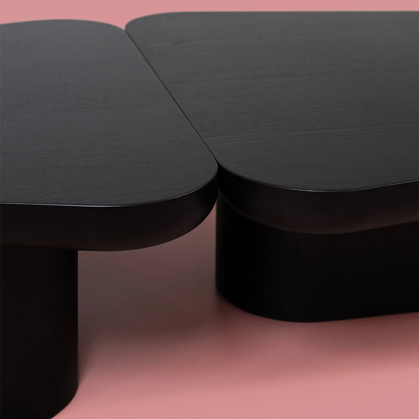 Pangea Dark Stained Walnut Coffee Table