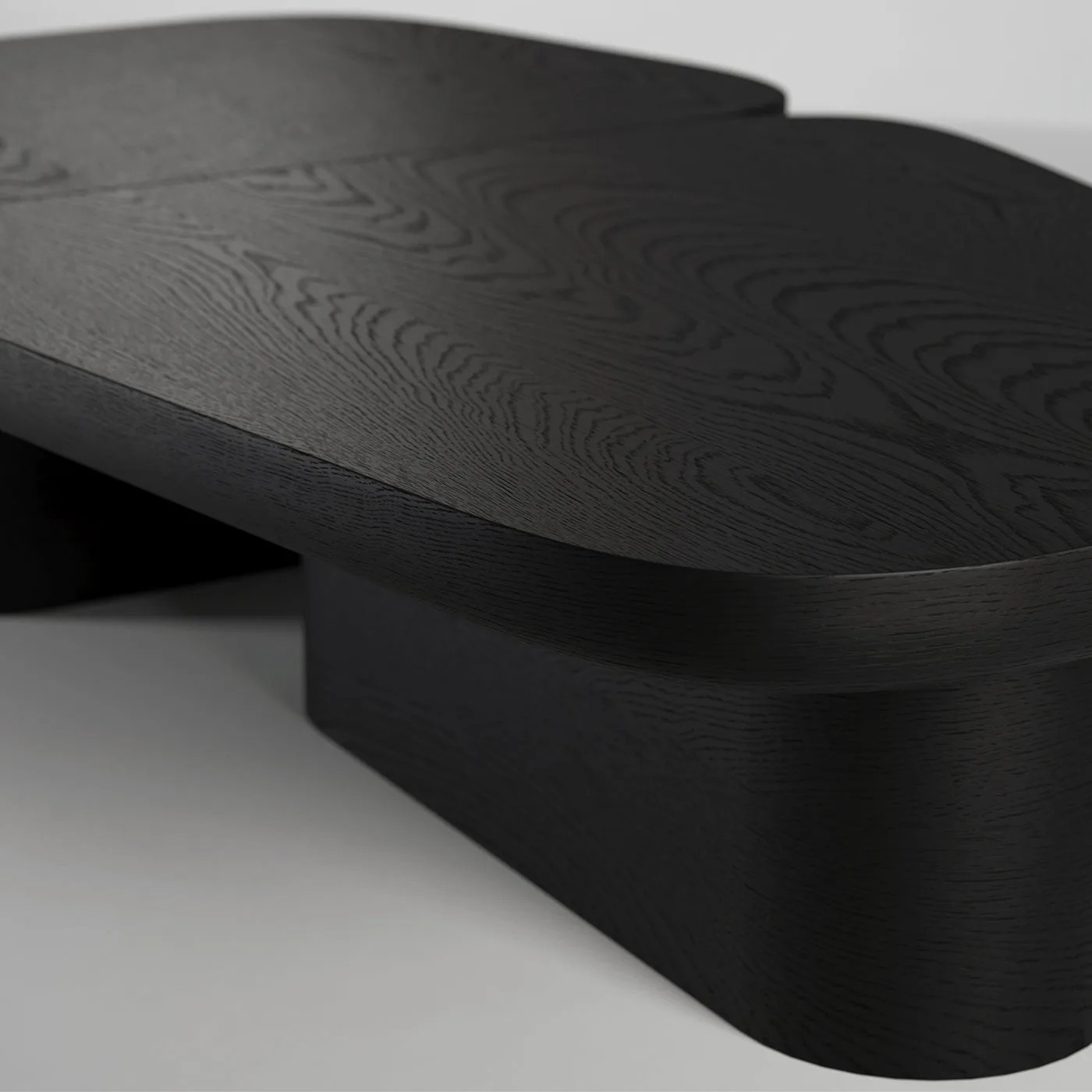 Pangea Dark Stained Walnut Coffee Table