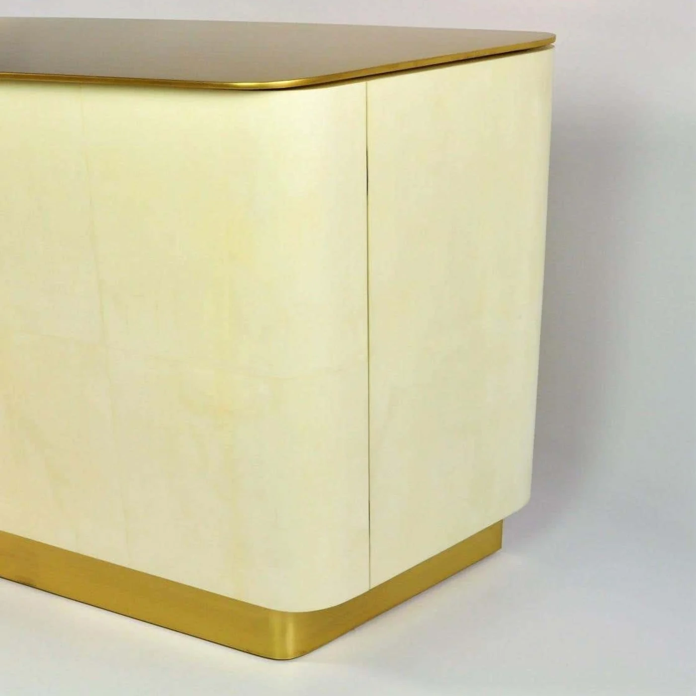 Parchment & Brass Cabinet Vela