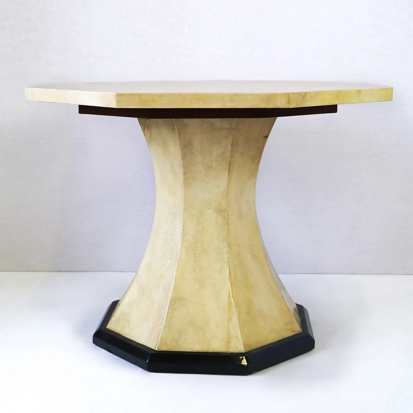 Parchment Hexagonal Dining Table