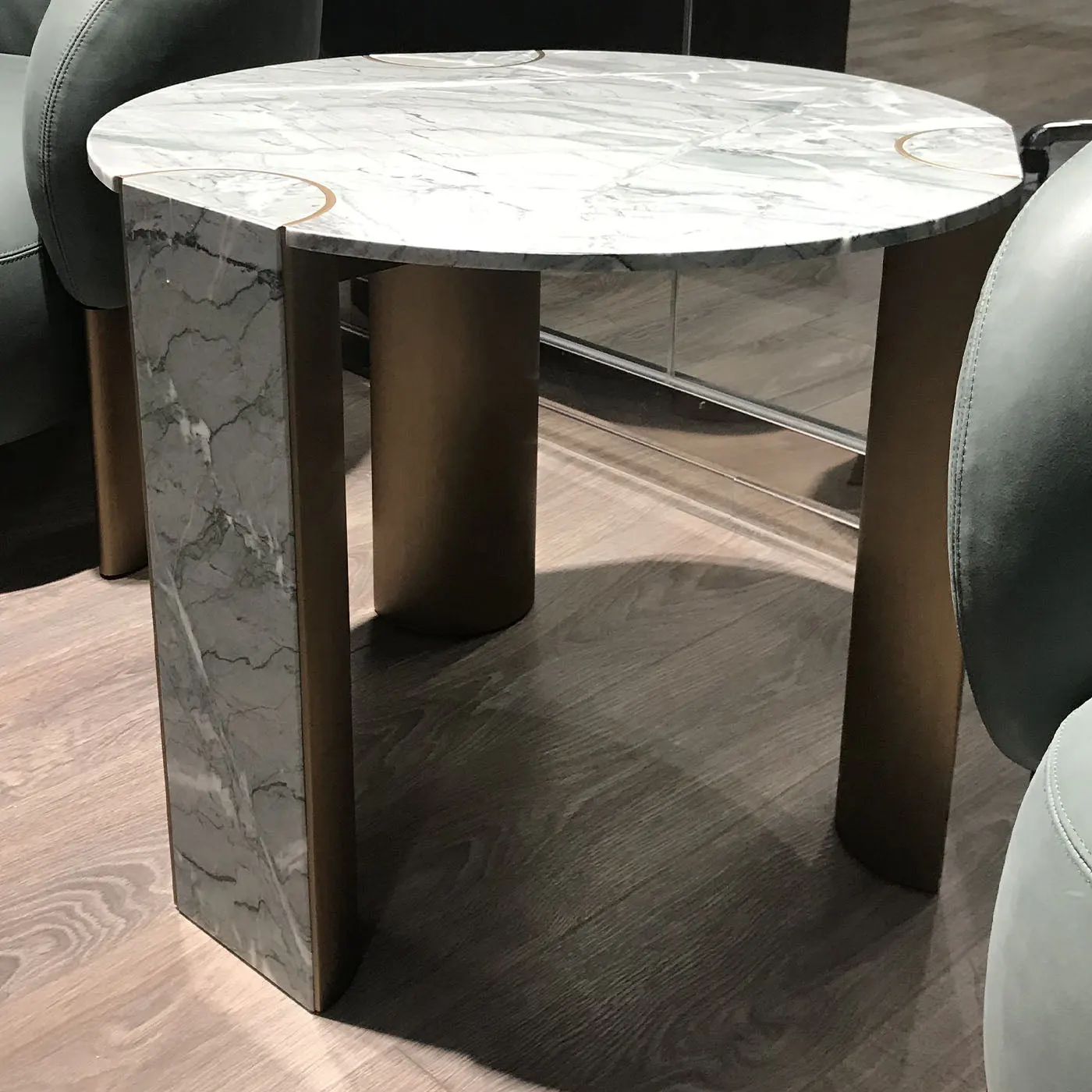 Paul Antigua Green Marble Accent Table