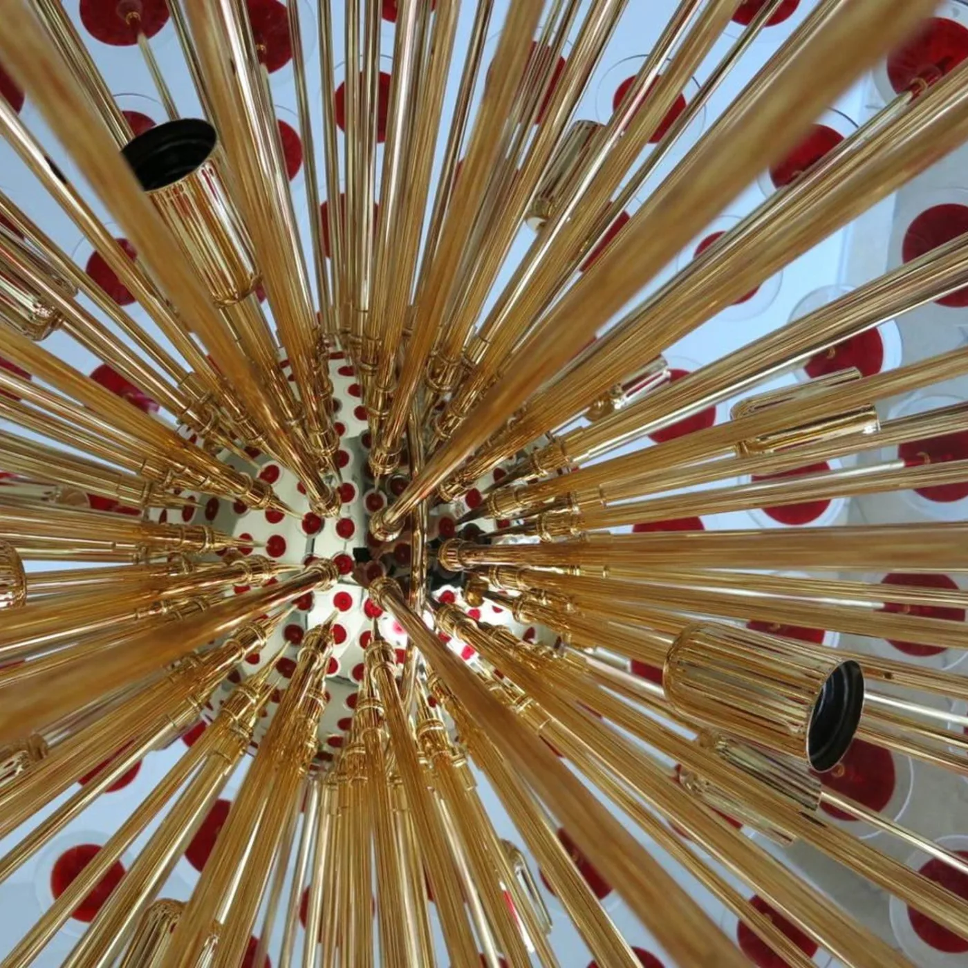 Pink Disco Sputnik Chandelier