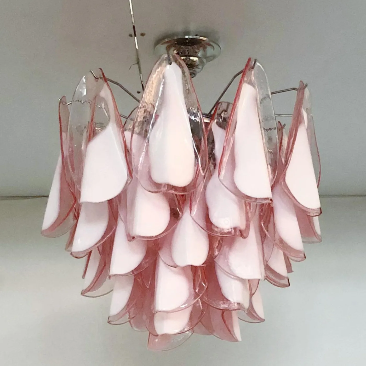 Pink Rondine Chandelier