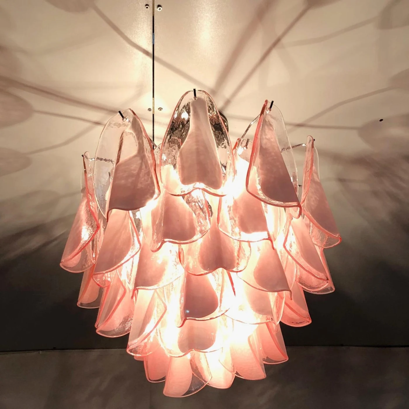 Pink Rondine Chandelier