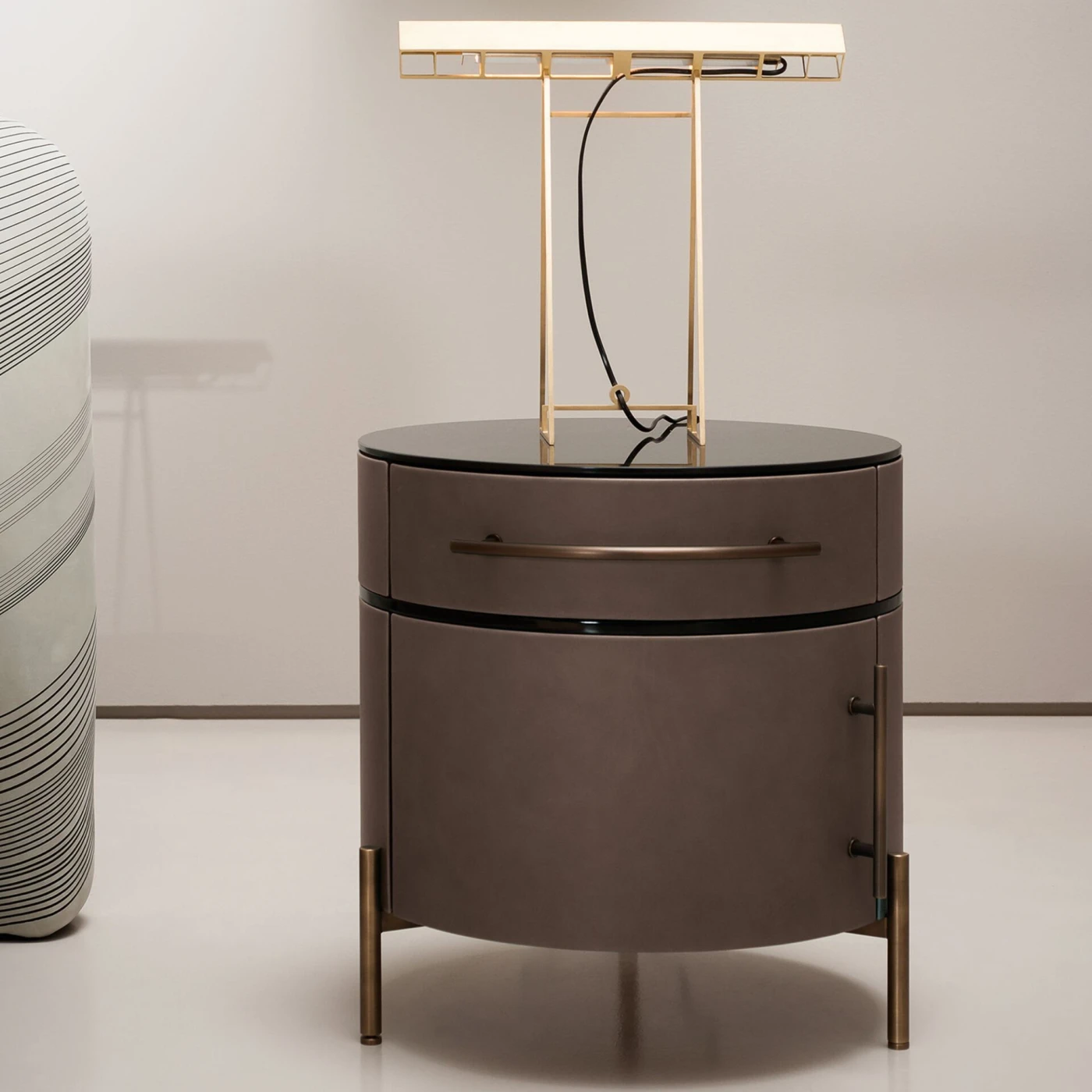 Plisse Bedside Table By Draga & Aurel
