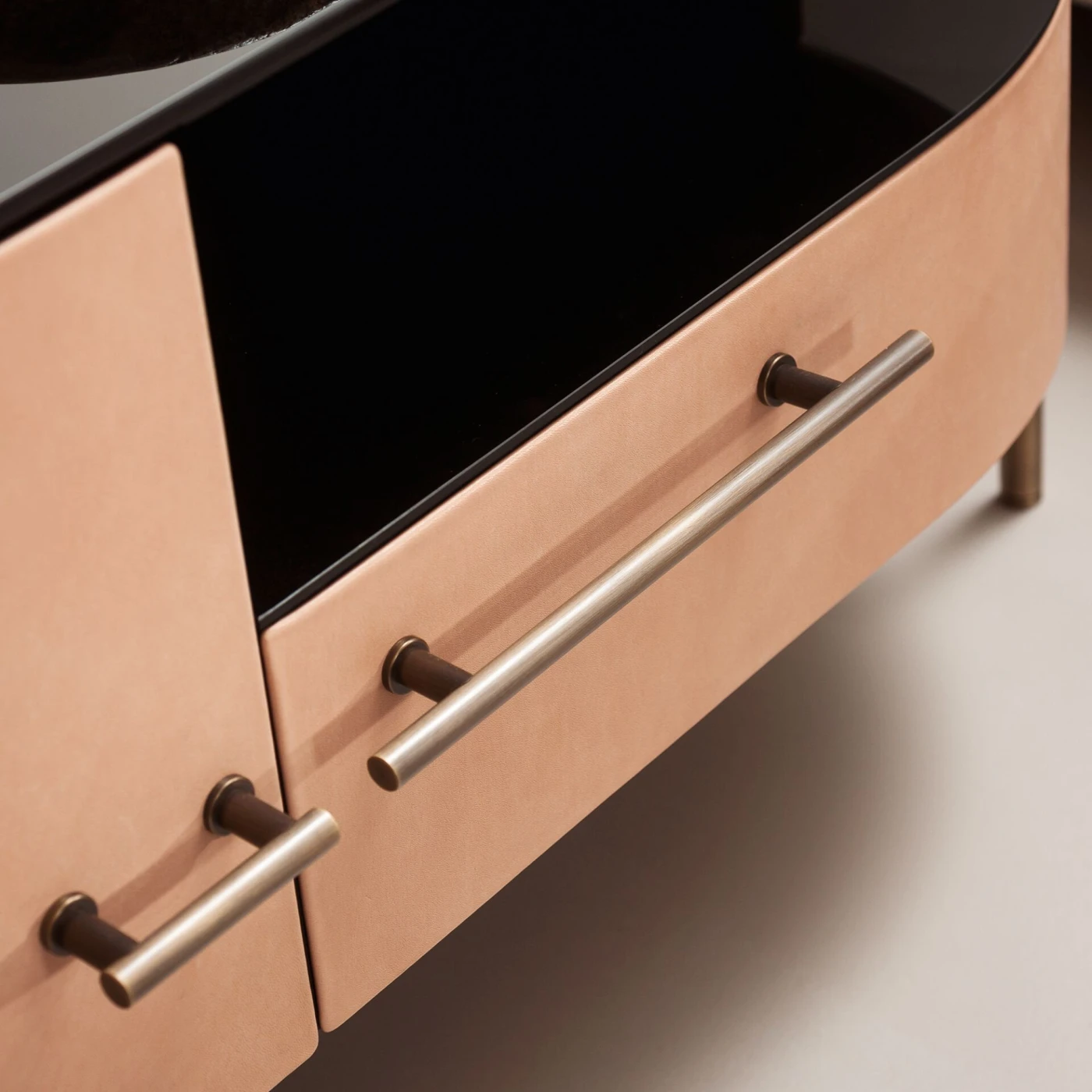 Plisse Rectangular Bedside Table By Draga & Aurel