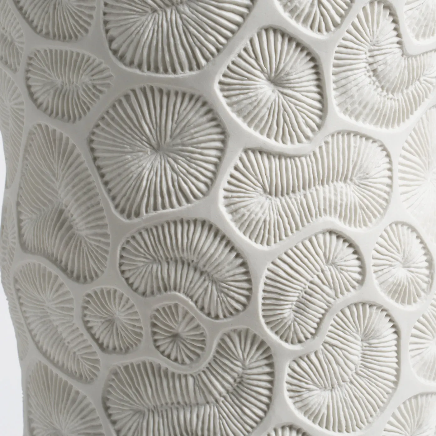 Poseidon White Vase