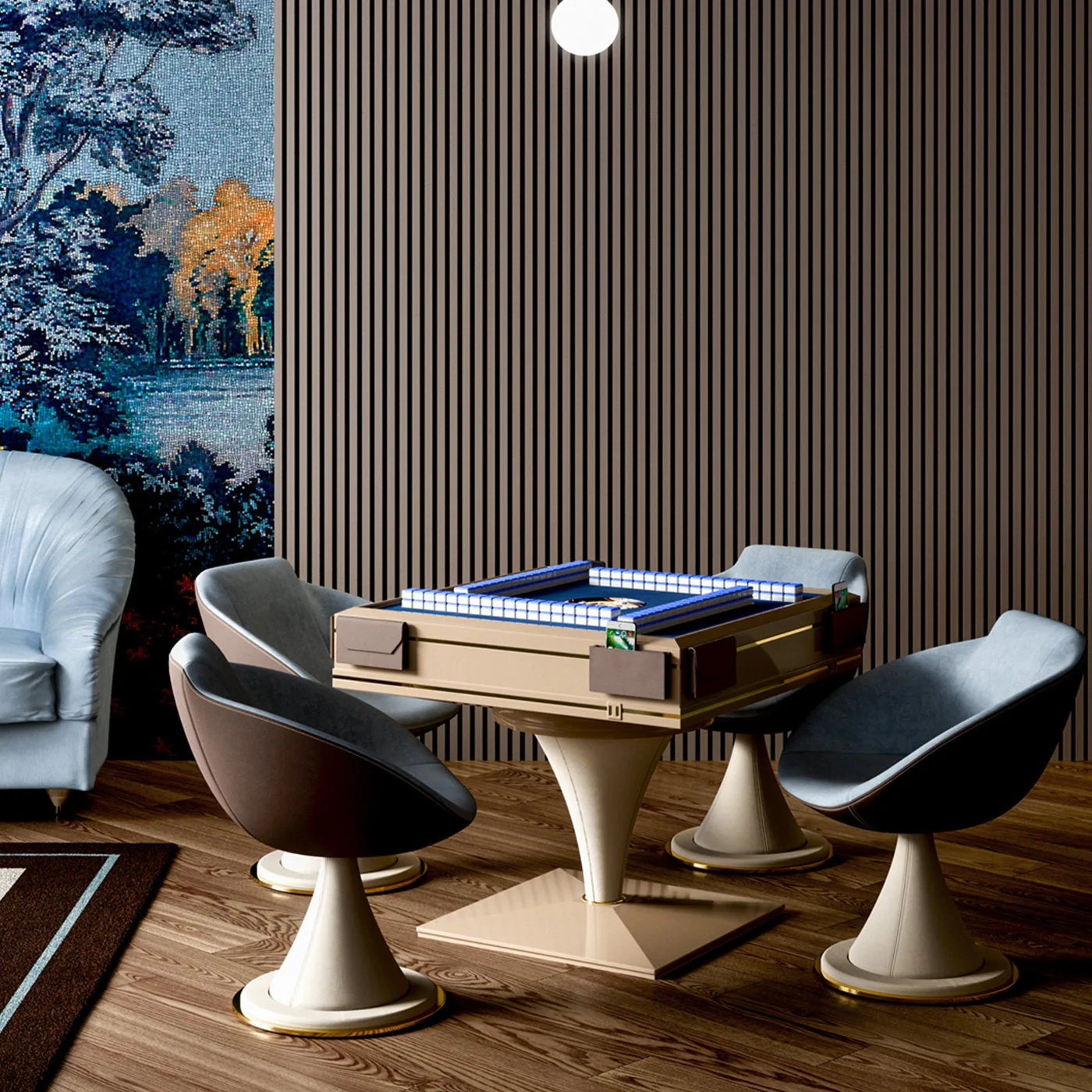 Posh Deluxe Automatic Mahjong Table