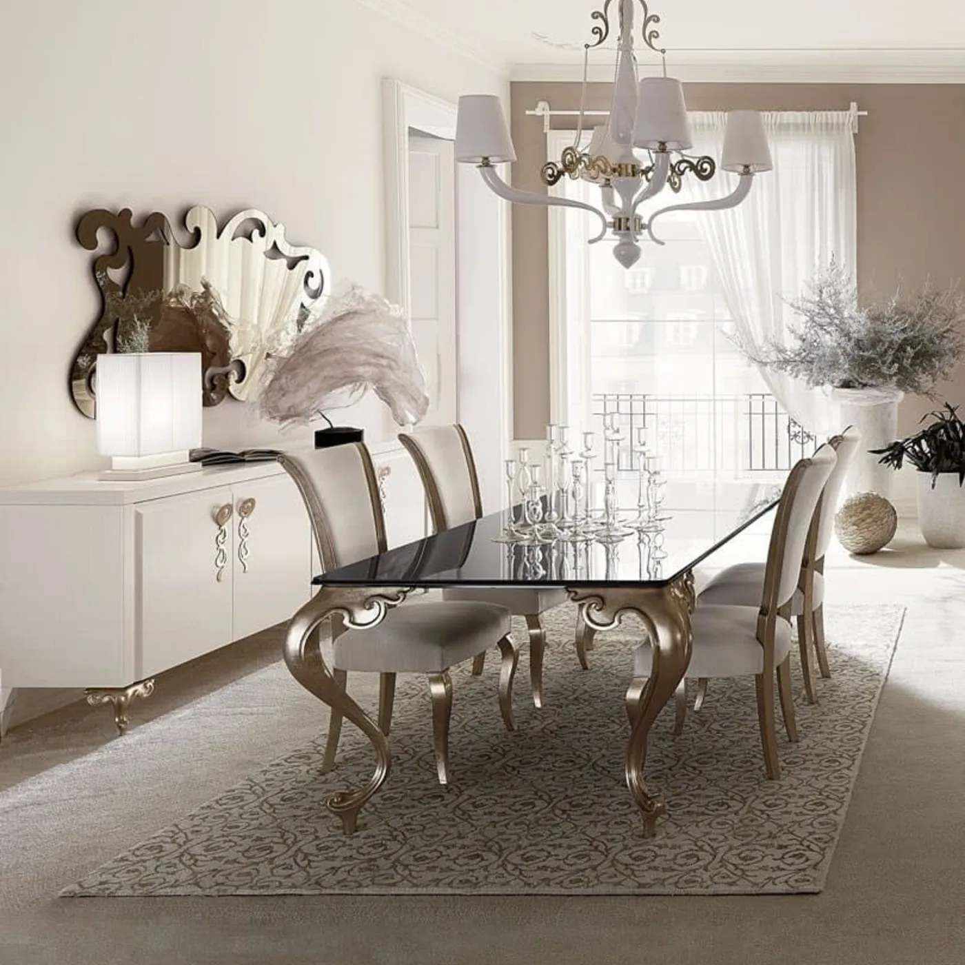 Raffaello Velvet Chair High Back