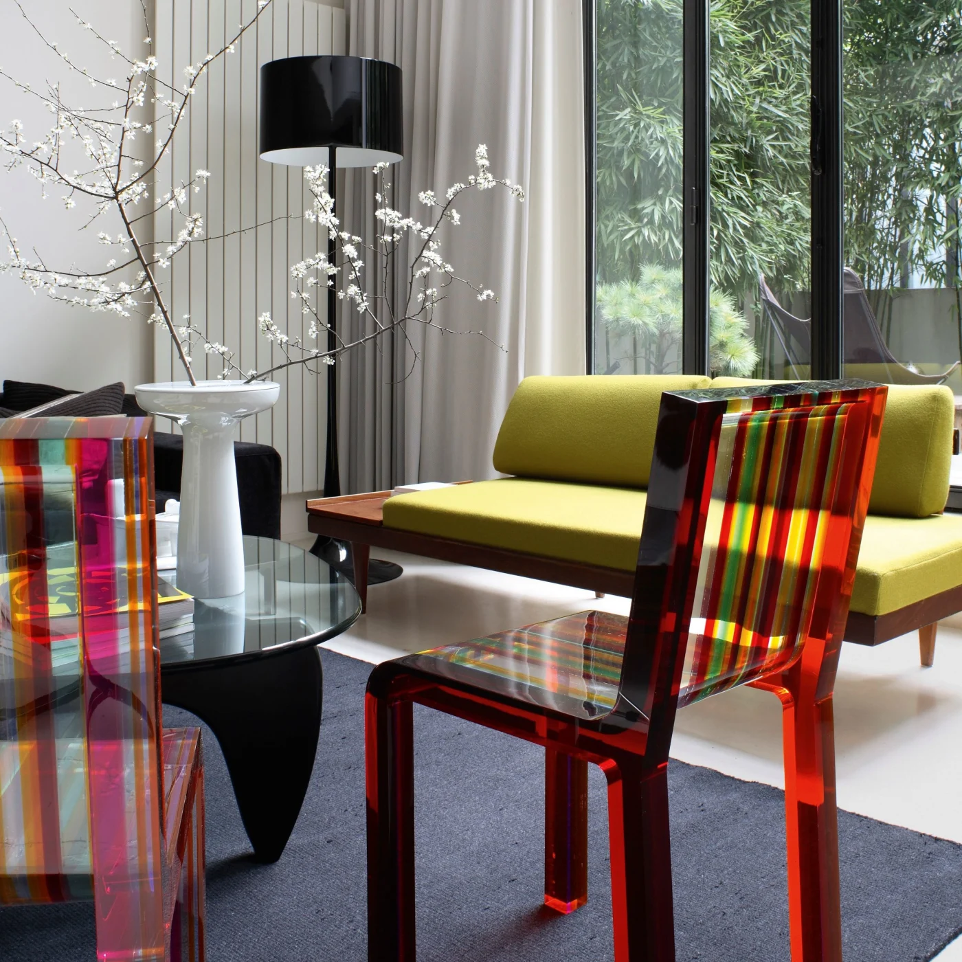 Rainbow Chair Methacrylate Chair By Patrick Norguet