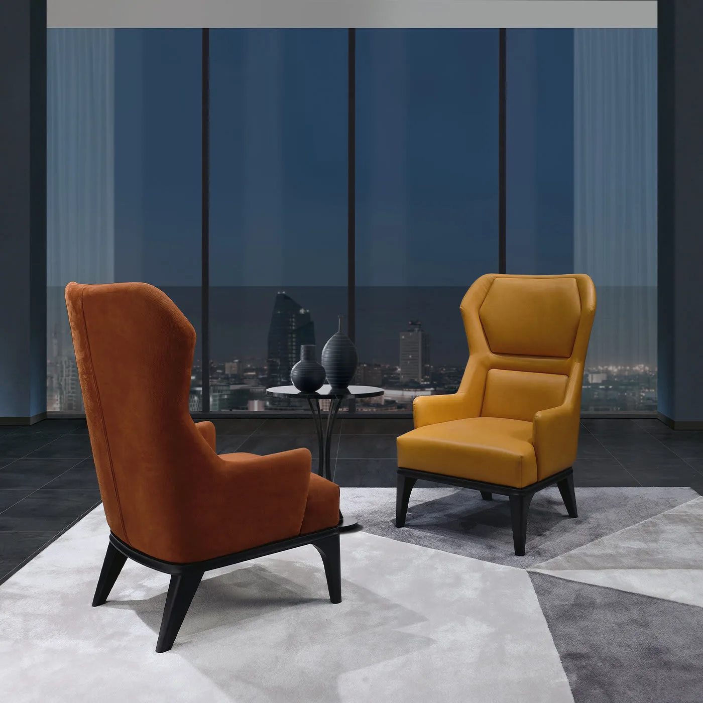 Relax Armchair 2019 Orange Nabuk