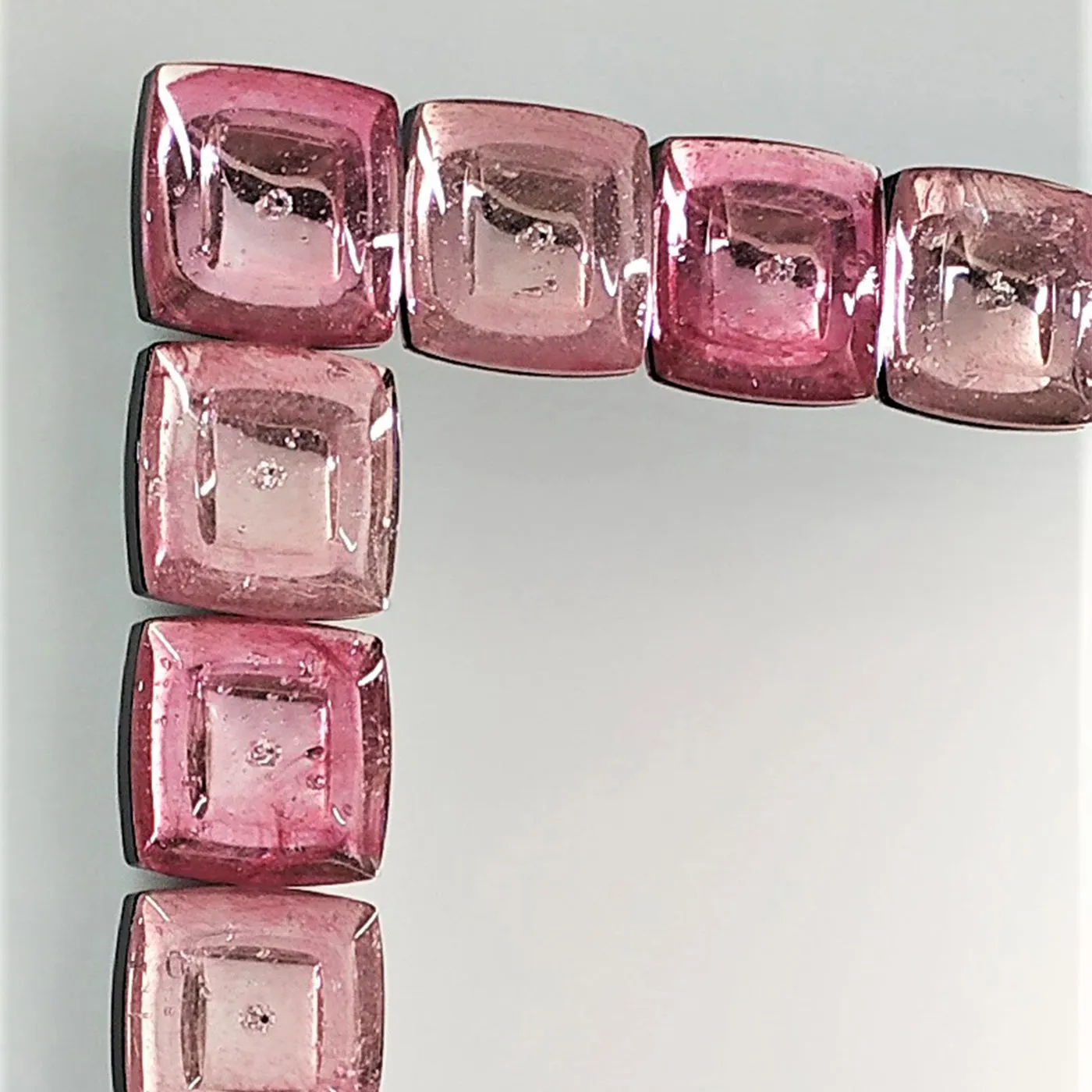 Rettangolo Rubino Murano Glass Wall Mirror