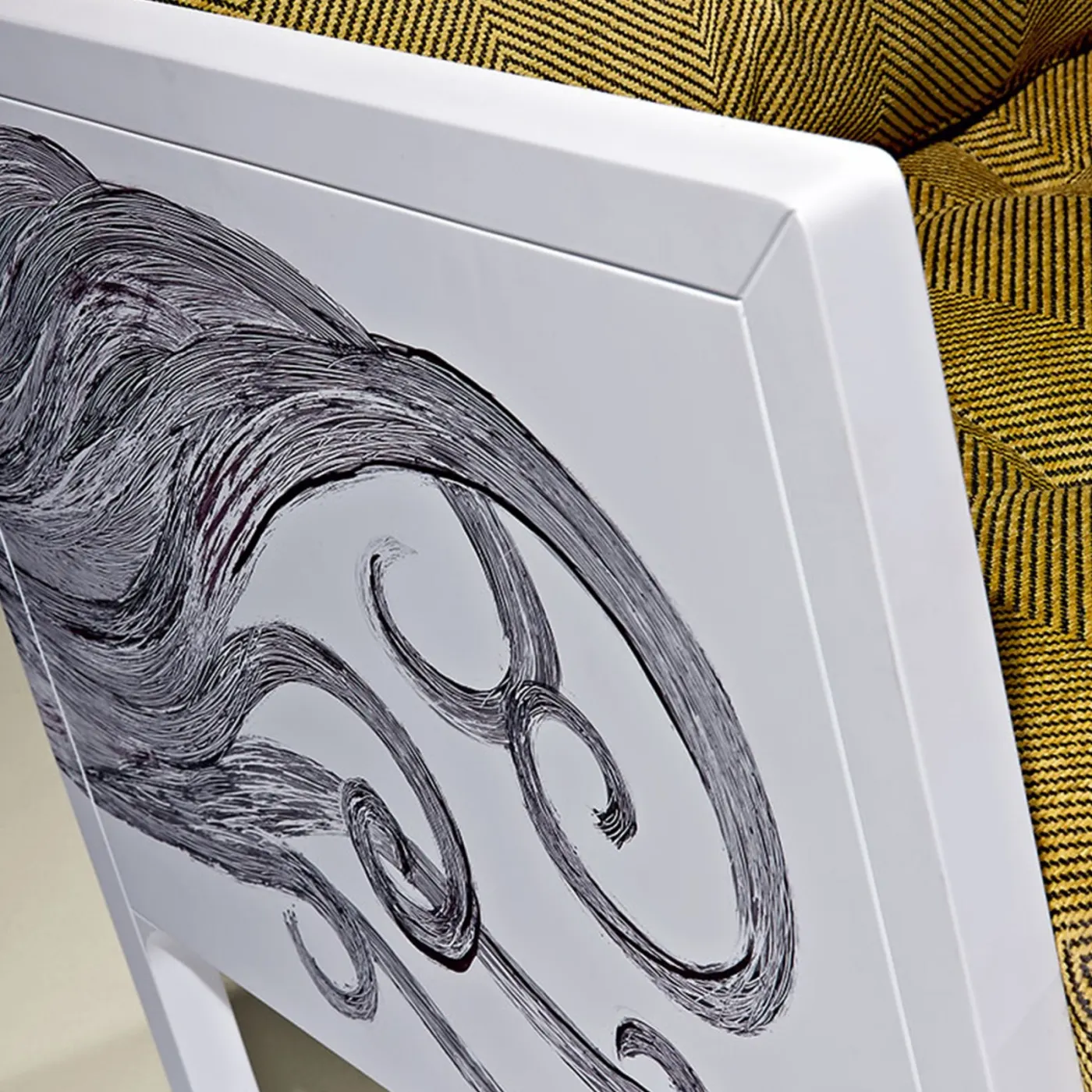 Risco Chair With Artistic Intervention By Helia Aluai