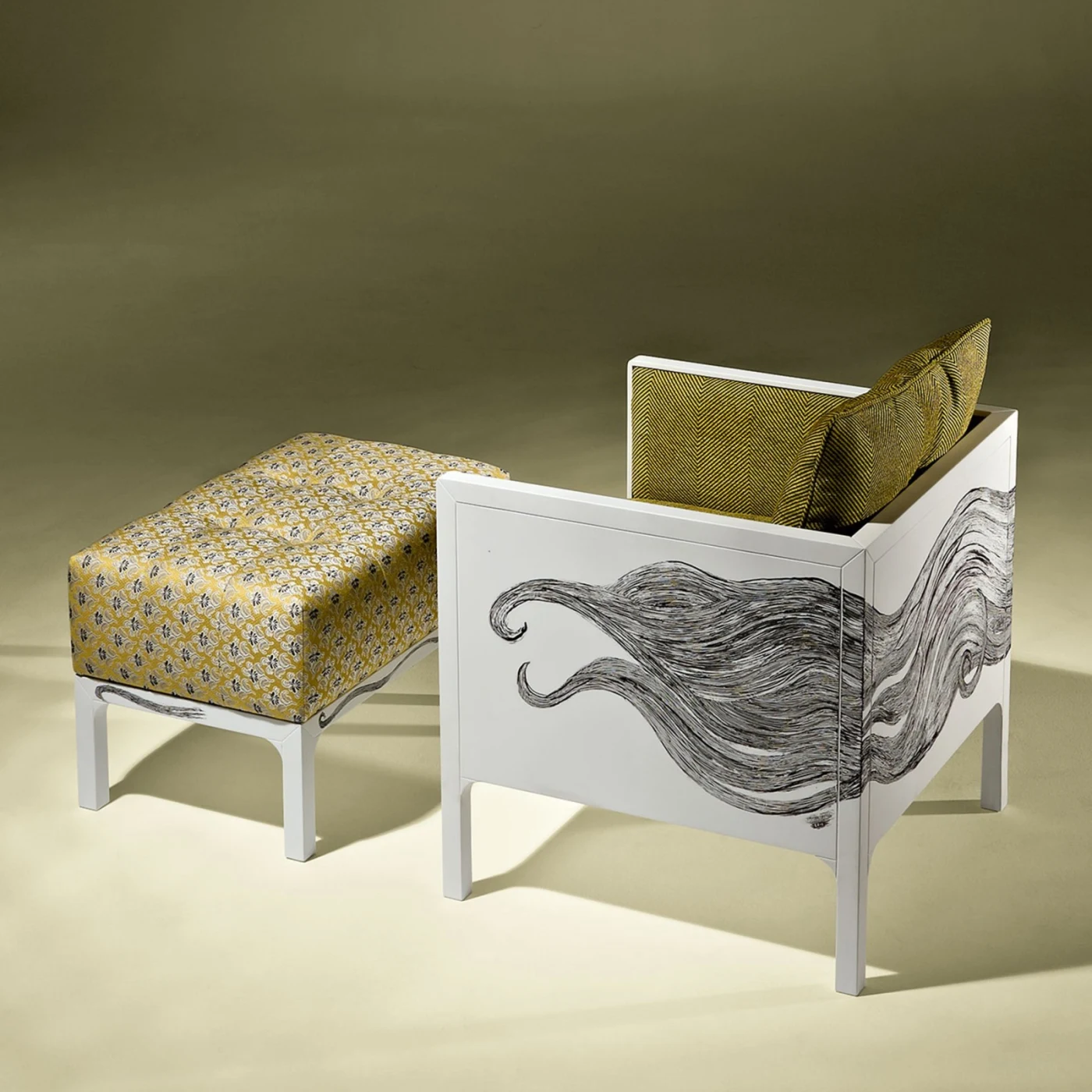 Risco Chair With Artistic Intervention By Helia Aluai