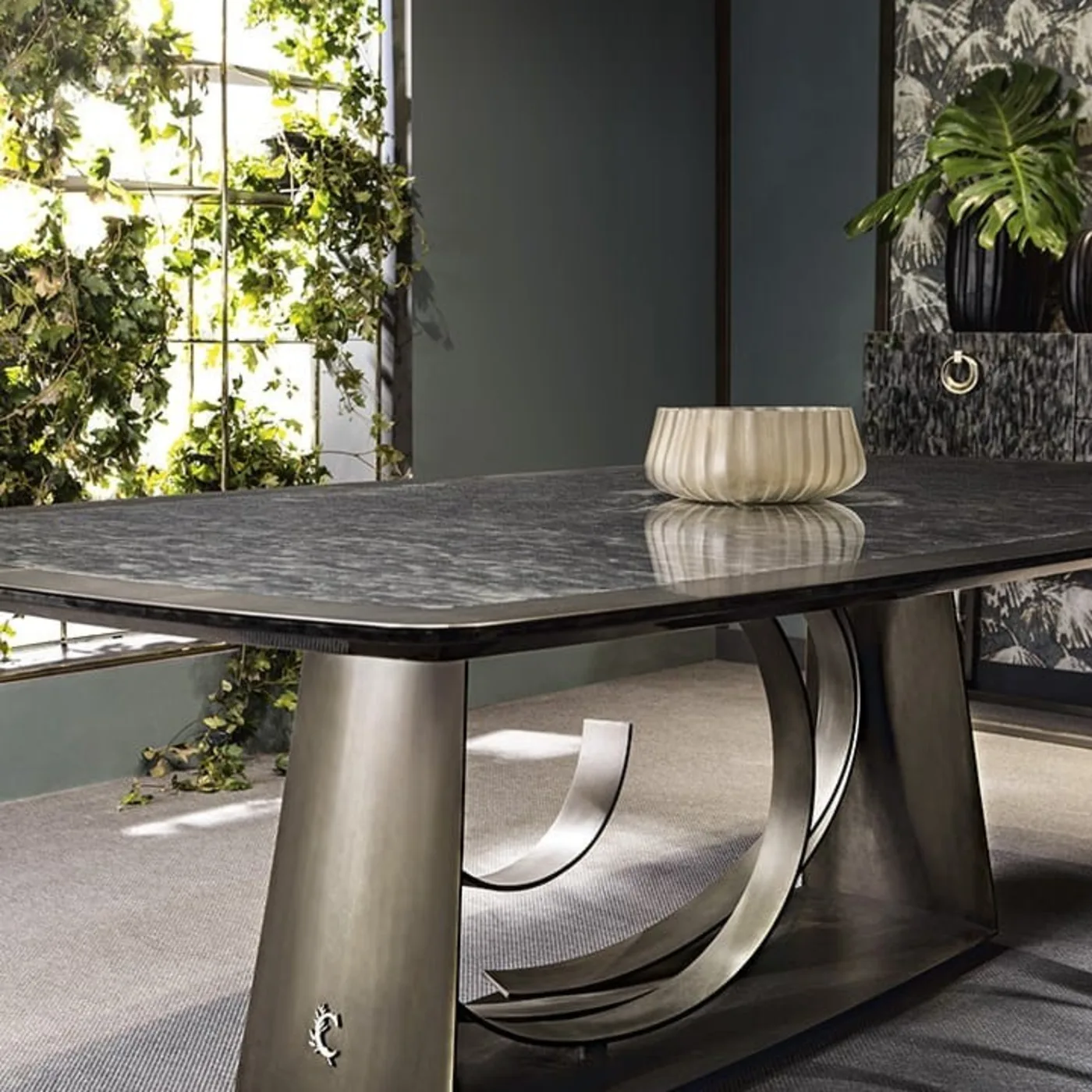 Rodin Rectangular Marble Table