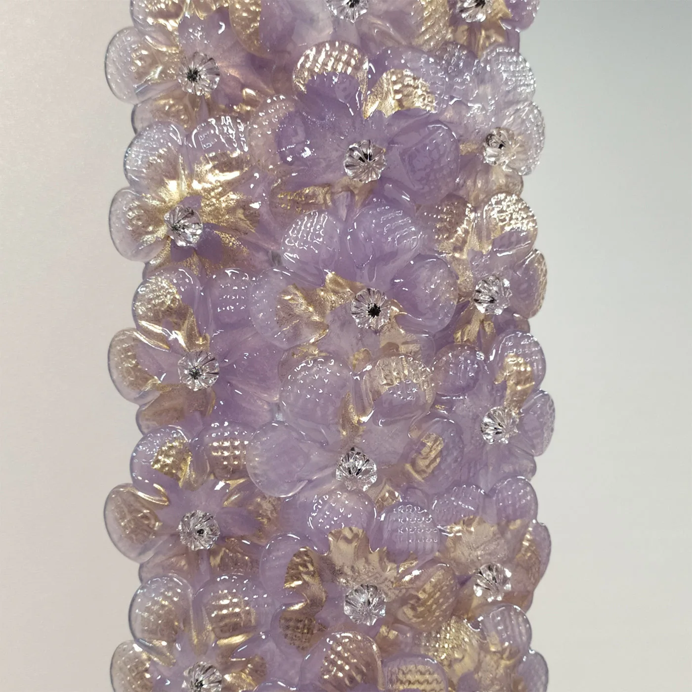 Roseto Glicine Oro Rectangular Wall Mirror