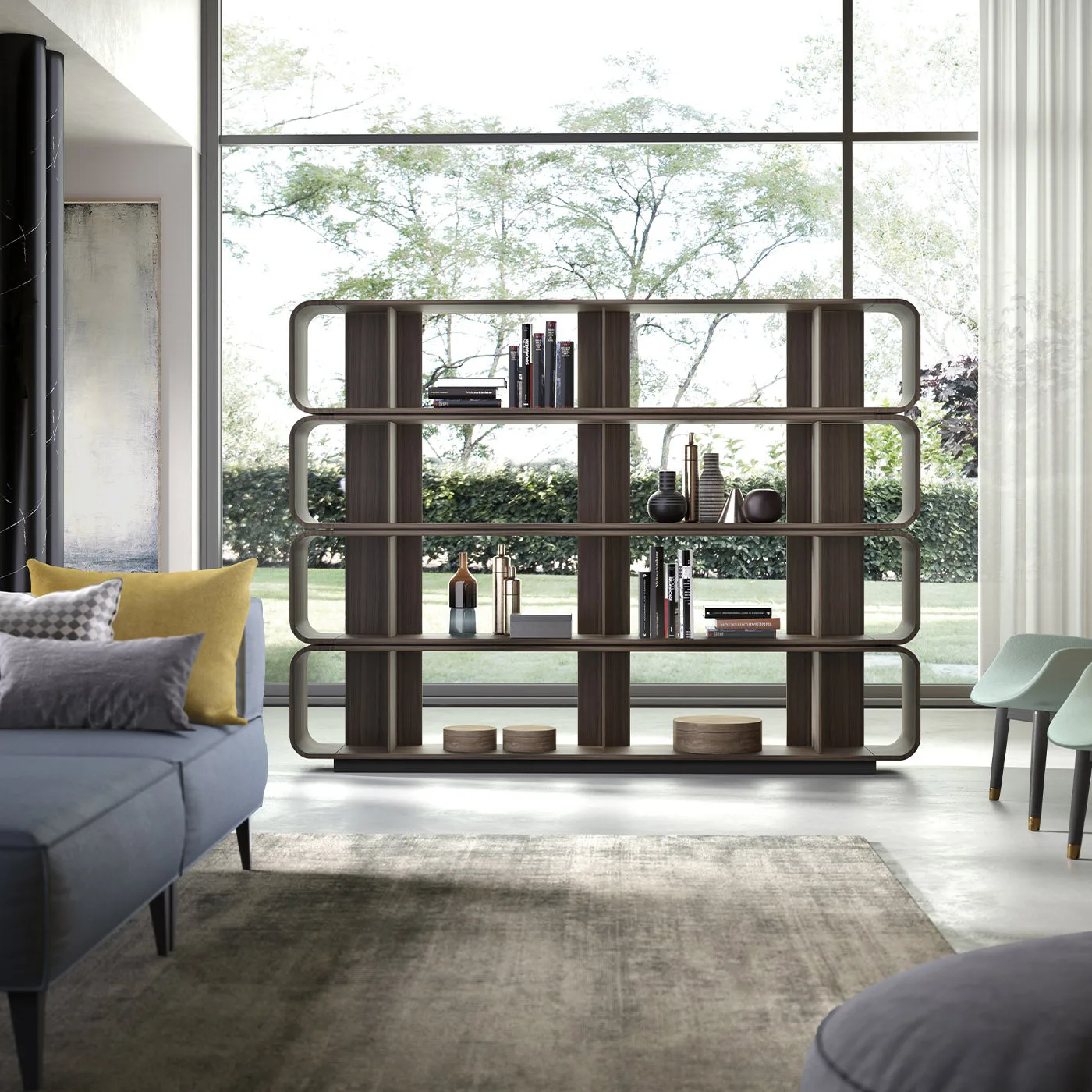 Round Up Canaletto Walnut Bookcase