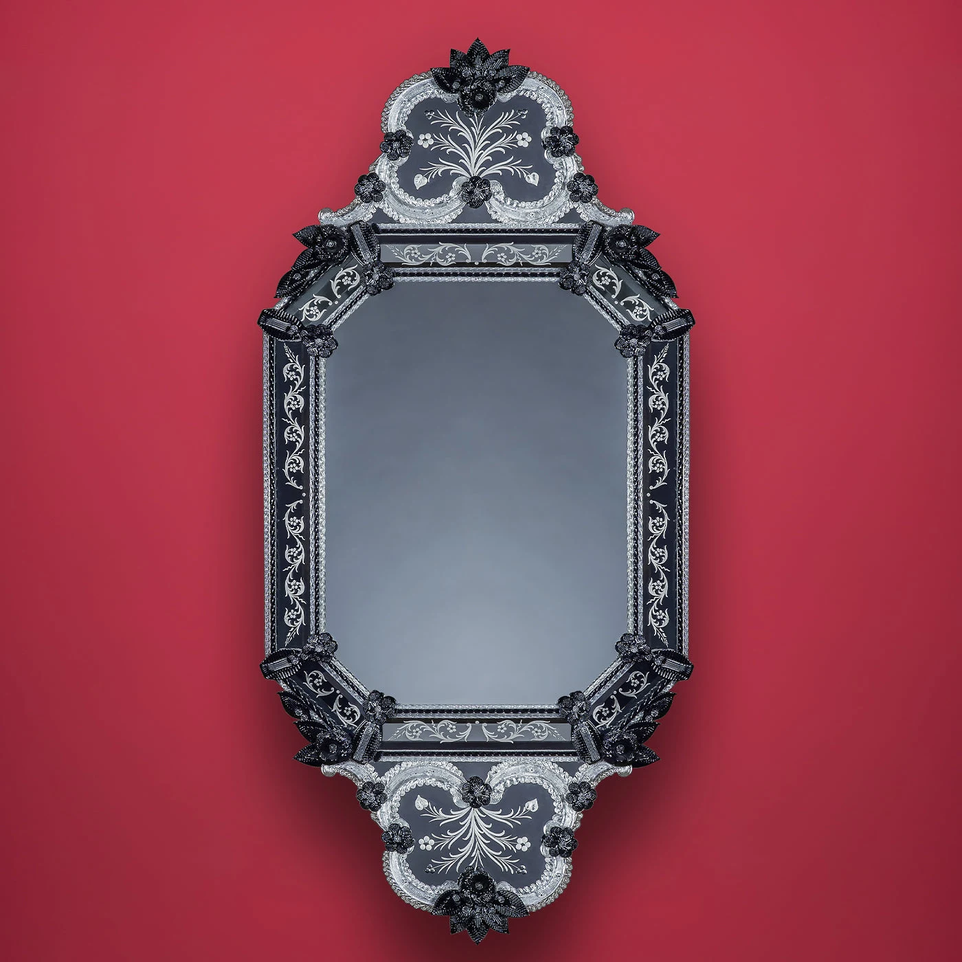 San Trovaso Murano Glass Mirror