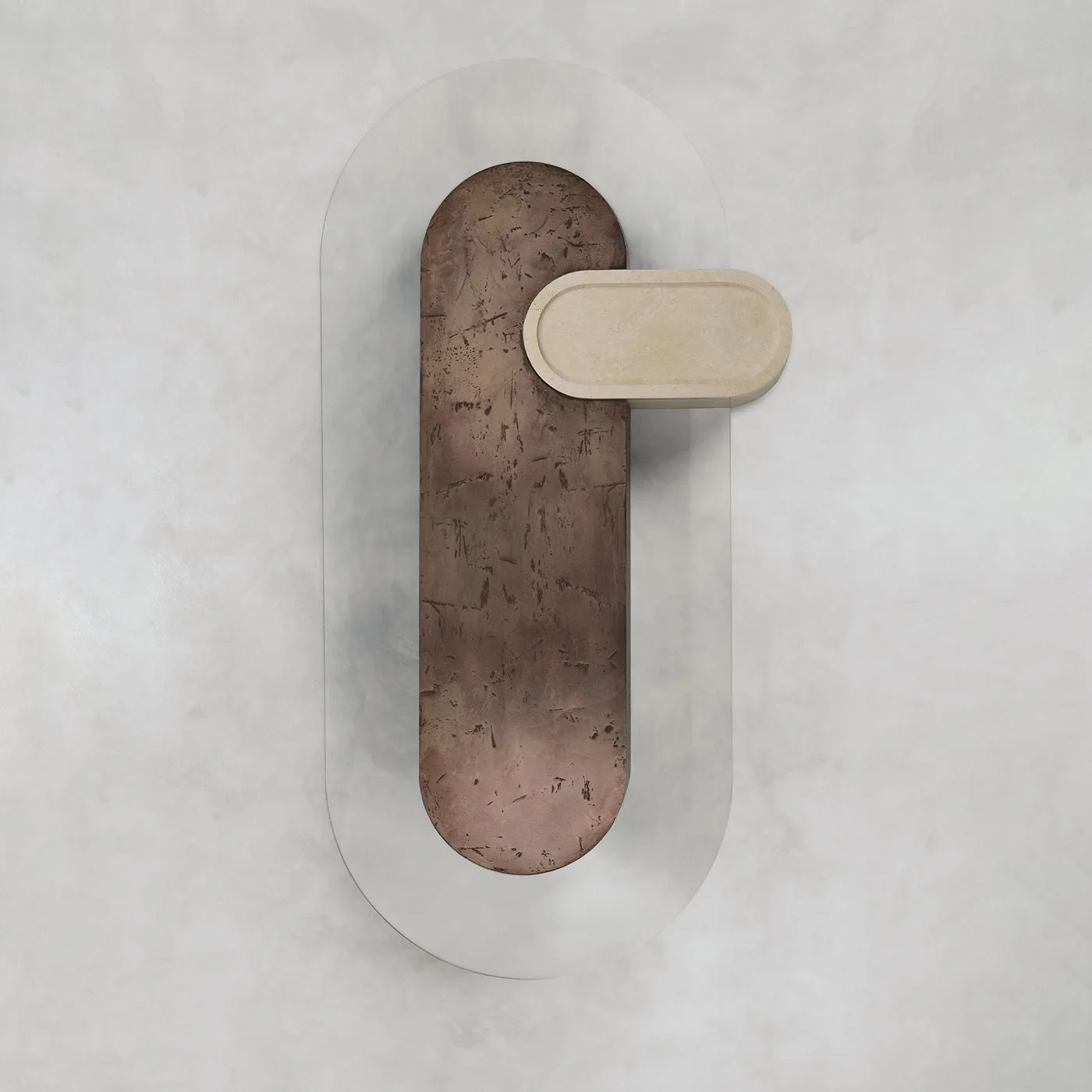 Saturnia Oval Coffee Table By Dainelli Studio