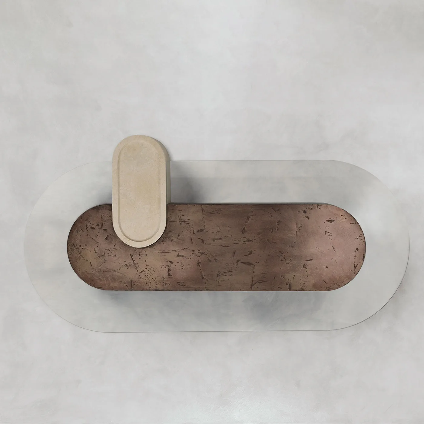 Saturnia Oval Coffee Table By Dainelli Studio