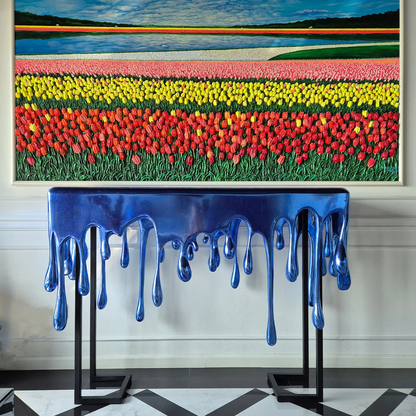 Sea Drops Console By Carlo Rampazzi